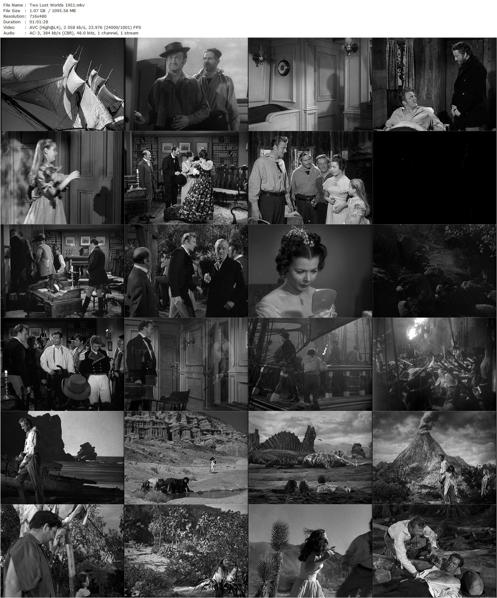 Two Lost Worlds (1951) Norman Dawn, Kasey Rogers, James Arness, Bill Kennedy-poster