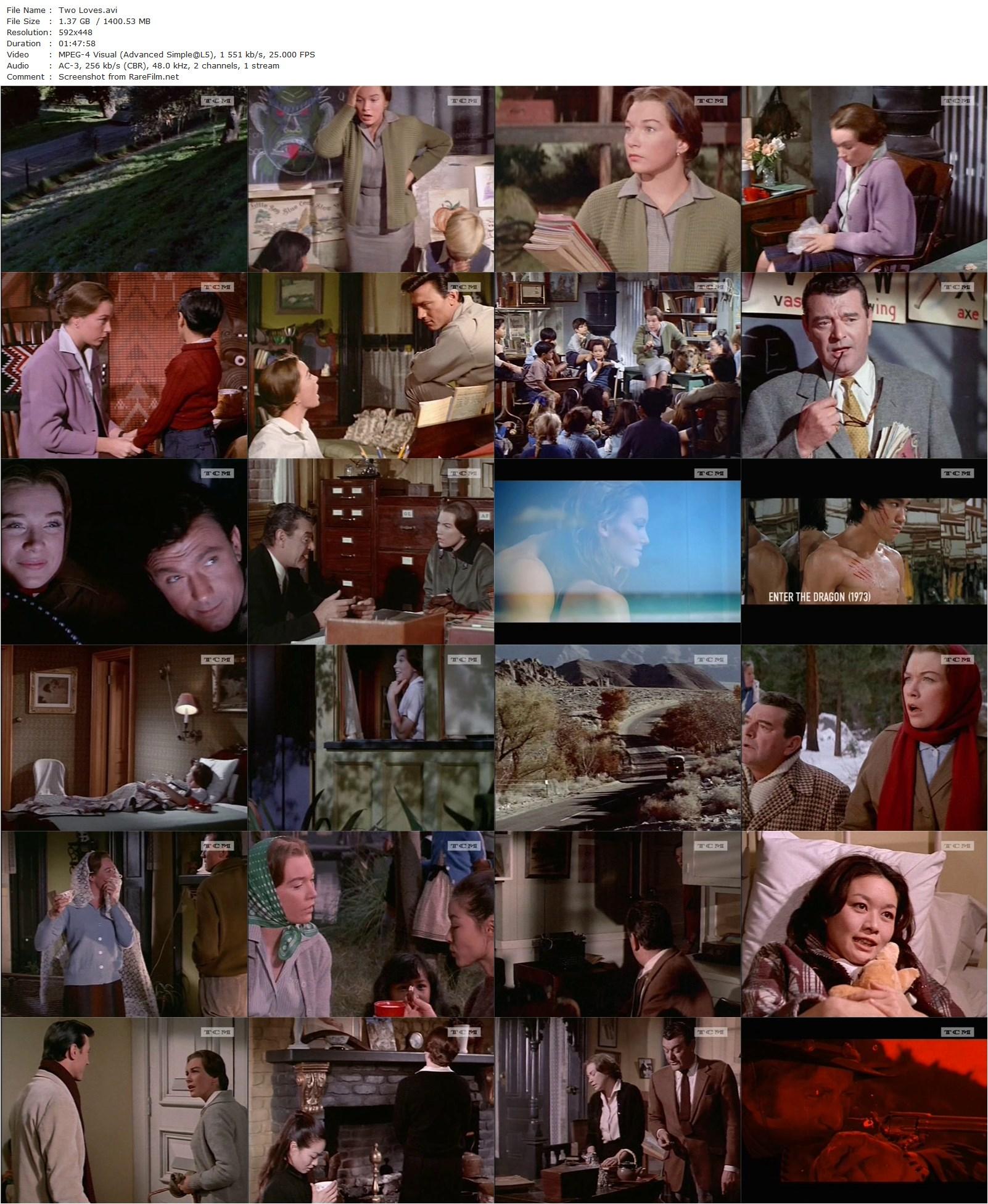 Two Loves (1961) Charles Walters, Shirley MacLaine, Laurence Harvey, Jack Hawkins-poster