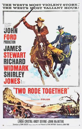 Two Rode Together (1961) John Ford, James Stewart, Richard Widmark, Shirley Jones