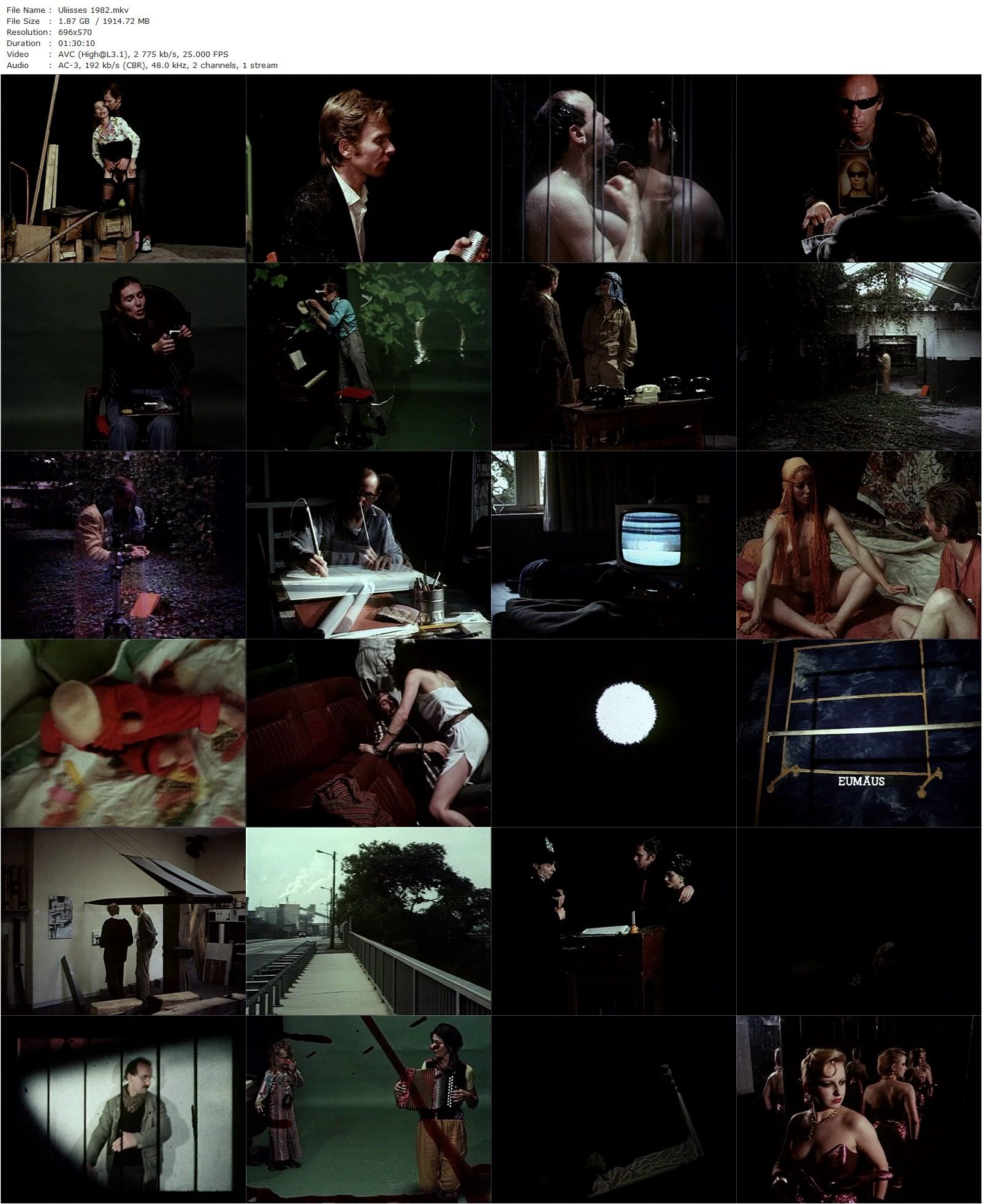 Uliisses (1982) Werner Nekes, Armin Wölfl, Tabea Blumenschein, Russel Derson-poster