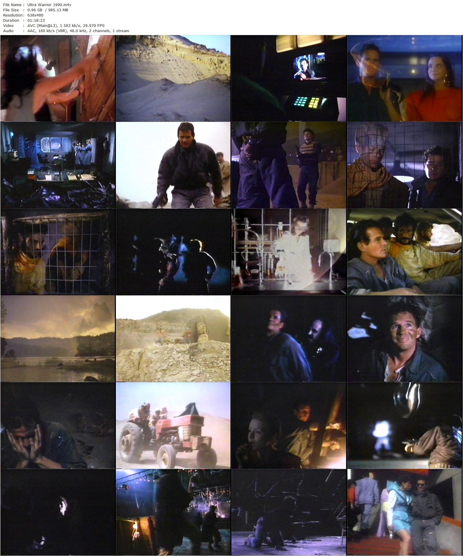 Ultra Warrior (1990) Augusto Tamayo San Román, Kevin Tent, Dack Rambo, Clare Beresford, Meshach Taylor-poster