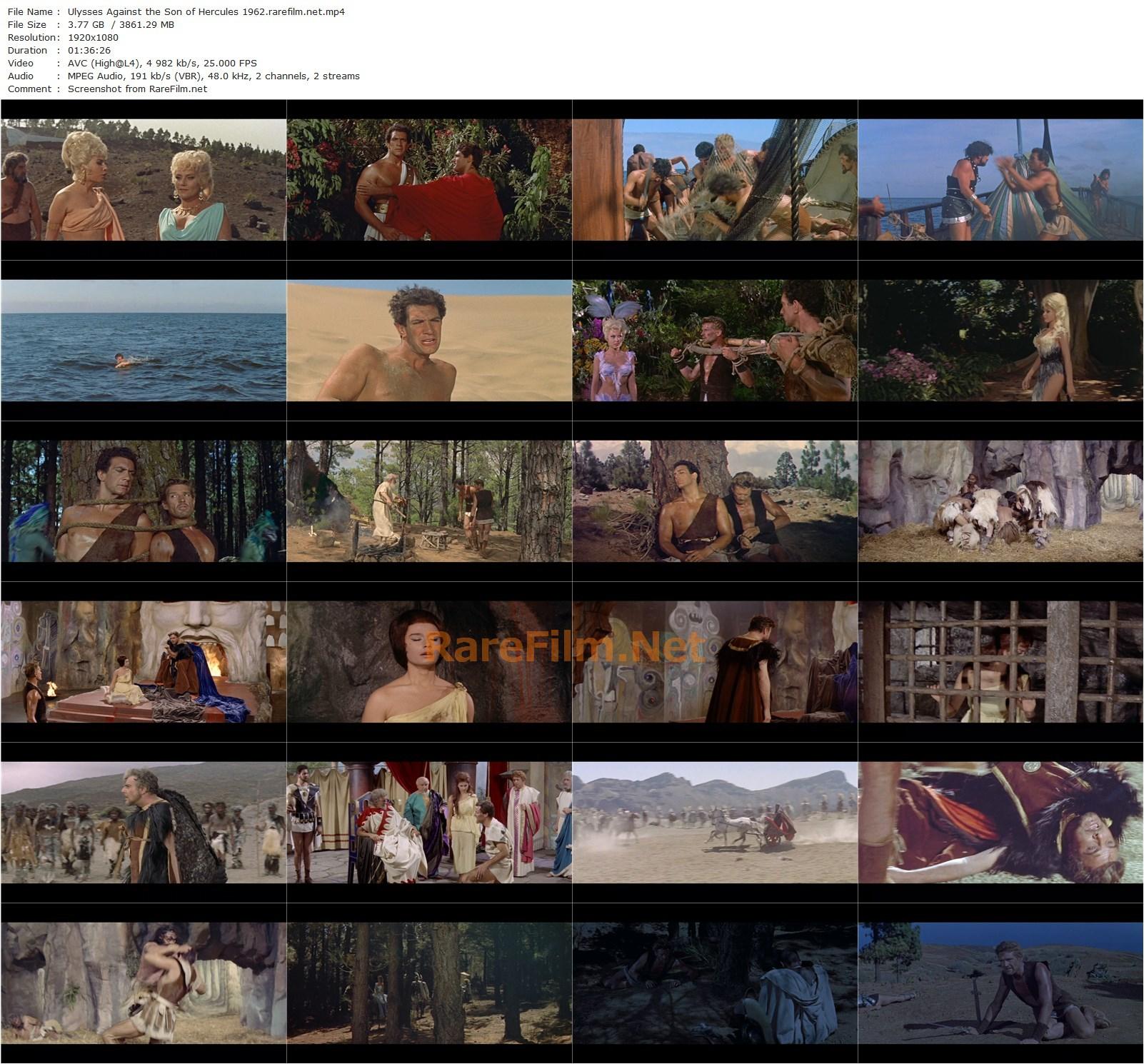 Ulysses Against the Son of Hercules / Ulisse contro Ercole (1962) Mario Caiano, Georges Marchal, Mike Lane, Alessandra Panaro-poster