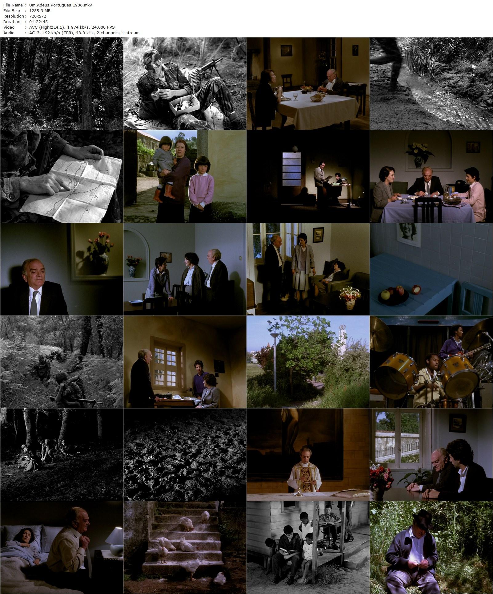 A Portuguese Farewell AKA Um Adeus Português (1986) João Botelho, Isabel de Castro, Ruy Furtado, Maria Cabral, Fernando Heitor-poster