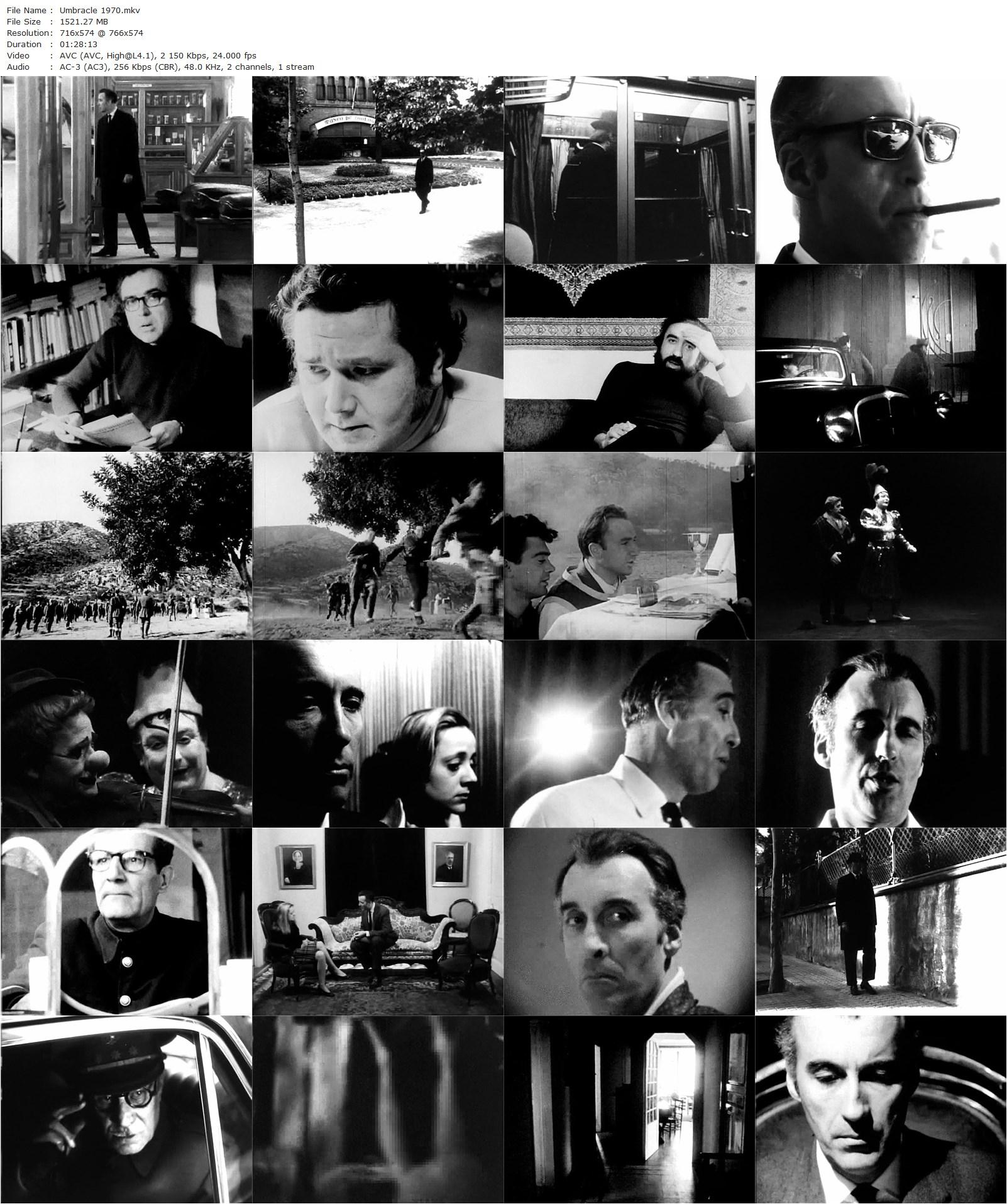 Umbracle (1970) Pere Portabella, Christopher Lee, Jeannine Mestre, Miguel Bilbatúa-poster