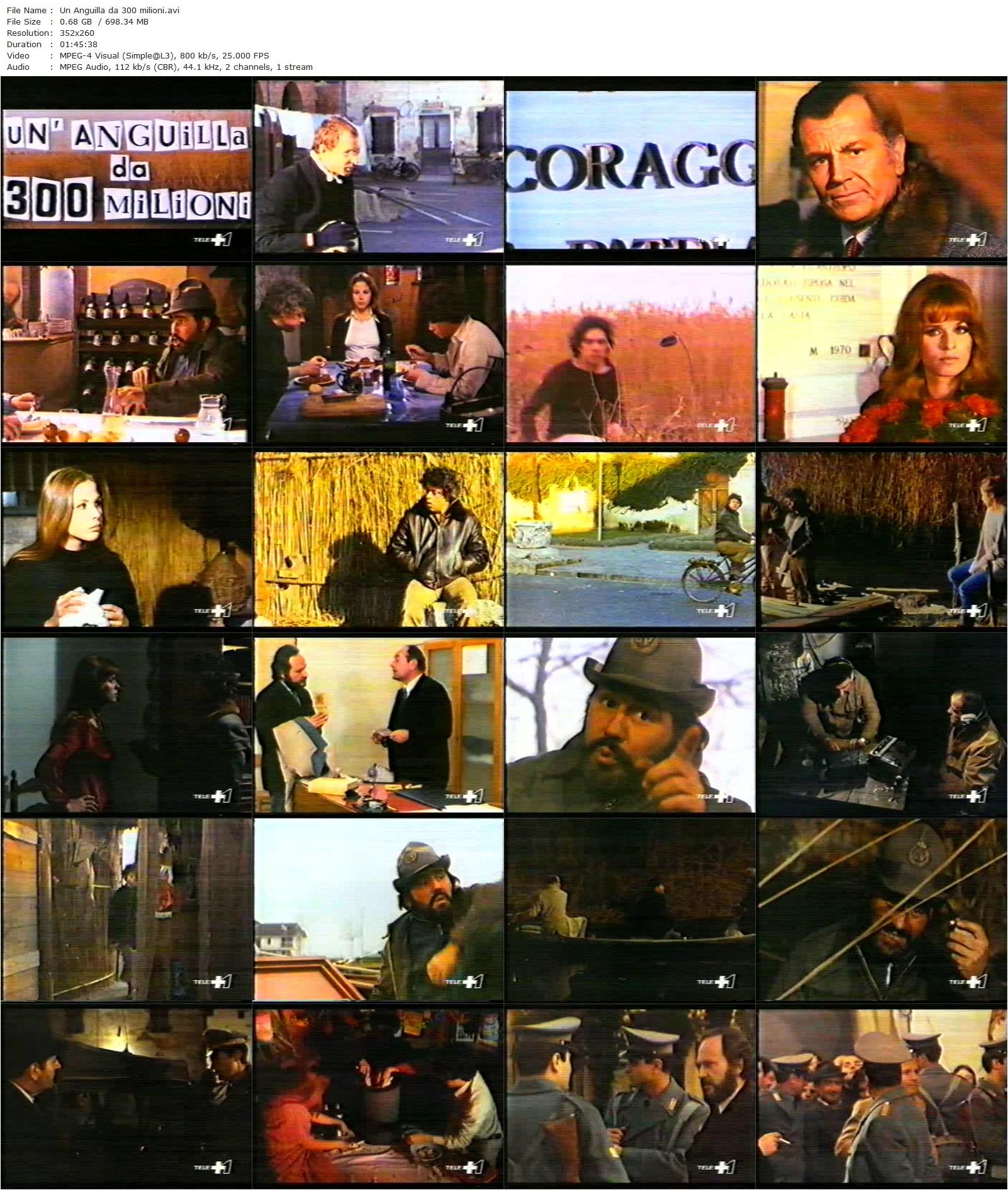 An Eel Worth 300 Million / Un’anguilla da 300 milioni (1971) Salvatore Samperi, Ottavia Piccolo, Lino Toffolo, Mario Adorf-poster