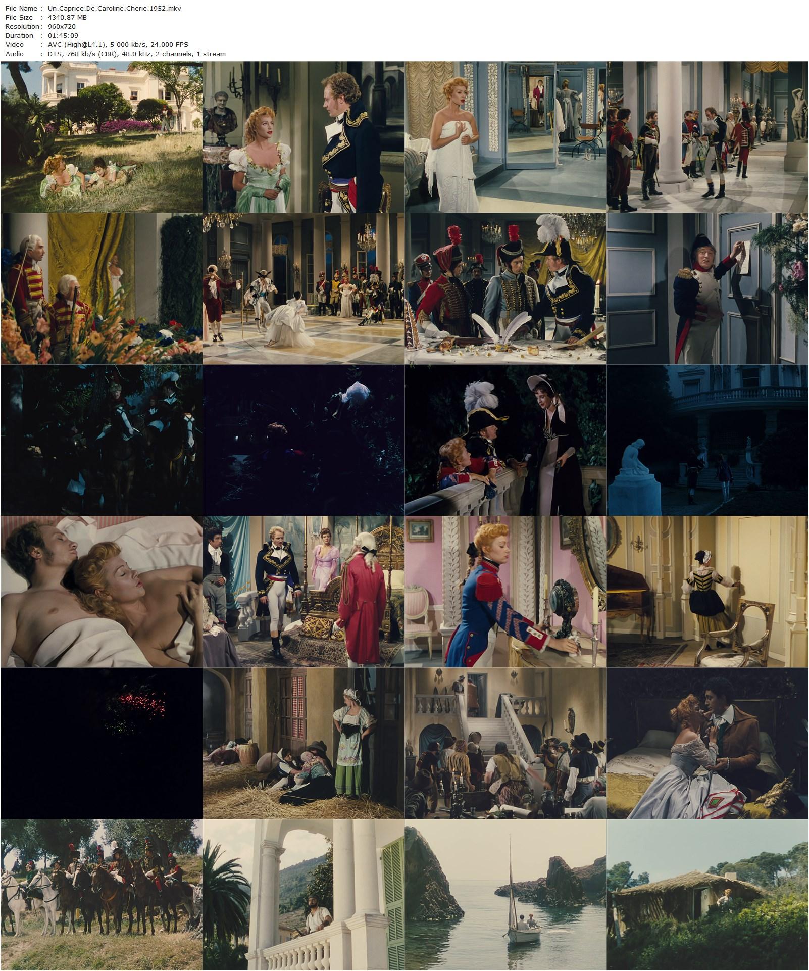 Caroline Cherie / Un caprice de Caroline chérie (1953) Jean Devaivre, Martine Carol, Jacques Dacqmine, Marthe Mercadier-poster