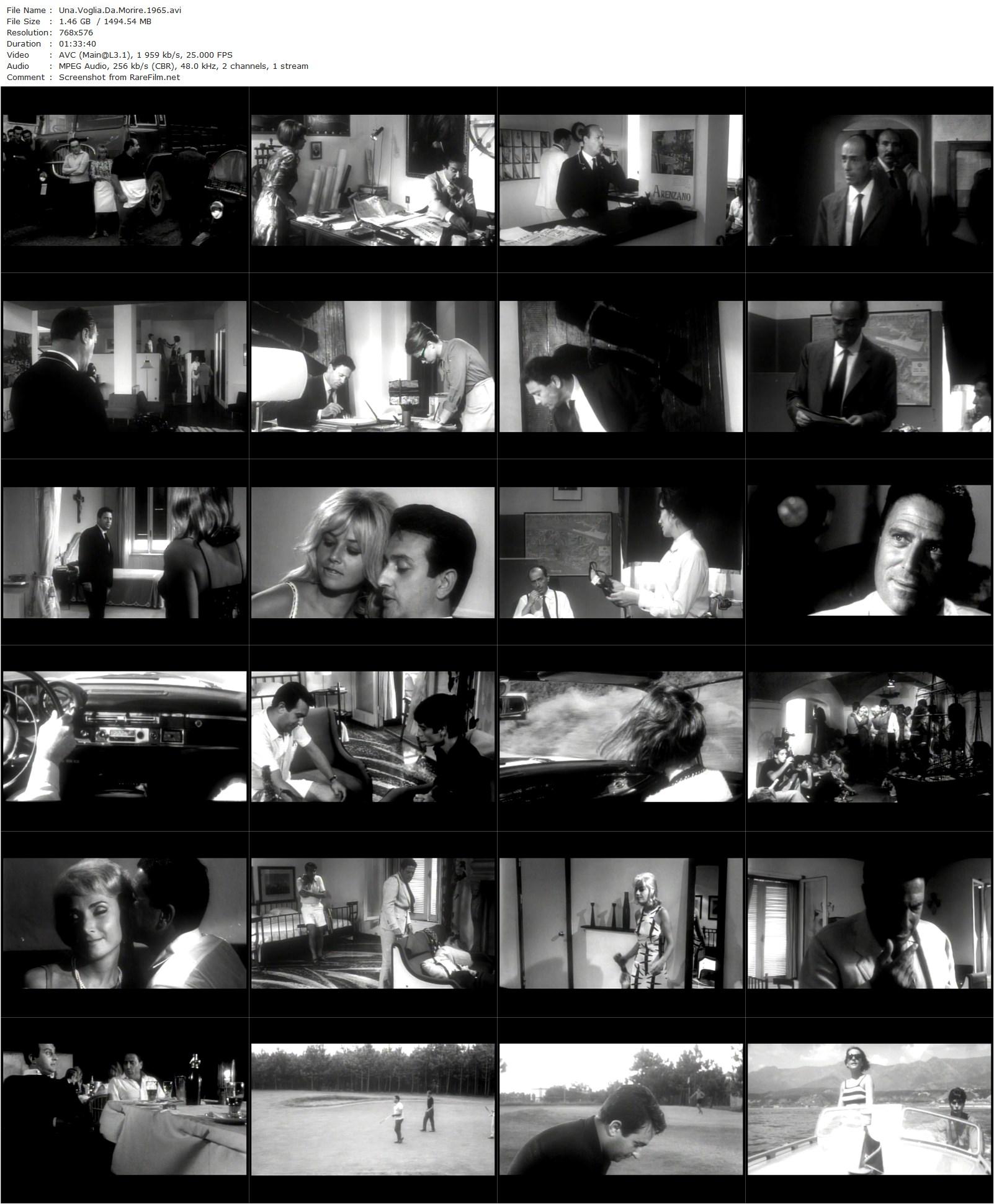 Dangerous Pleasures / Una voglia da morire (1965) Duccio Tessari, Raf Vallone, Annie Girardot, Alberto Lionello-poster