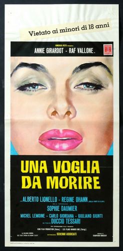 Dangerous Pleasures / Una voglia da morire (1965) Duccio Tessari, Raf Vallone, Annie Girardot, Alberto Lionello