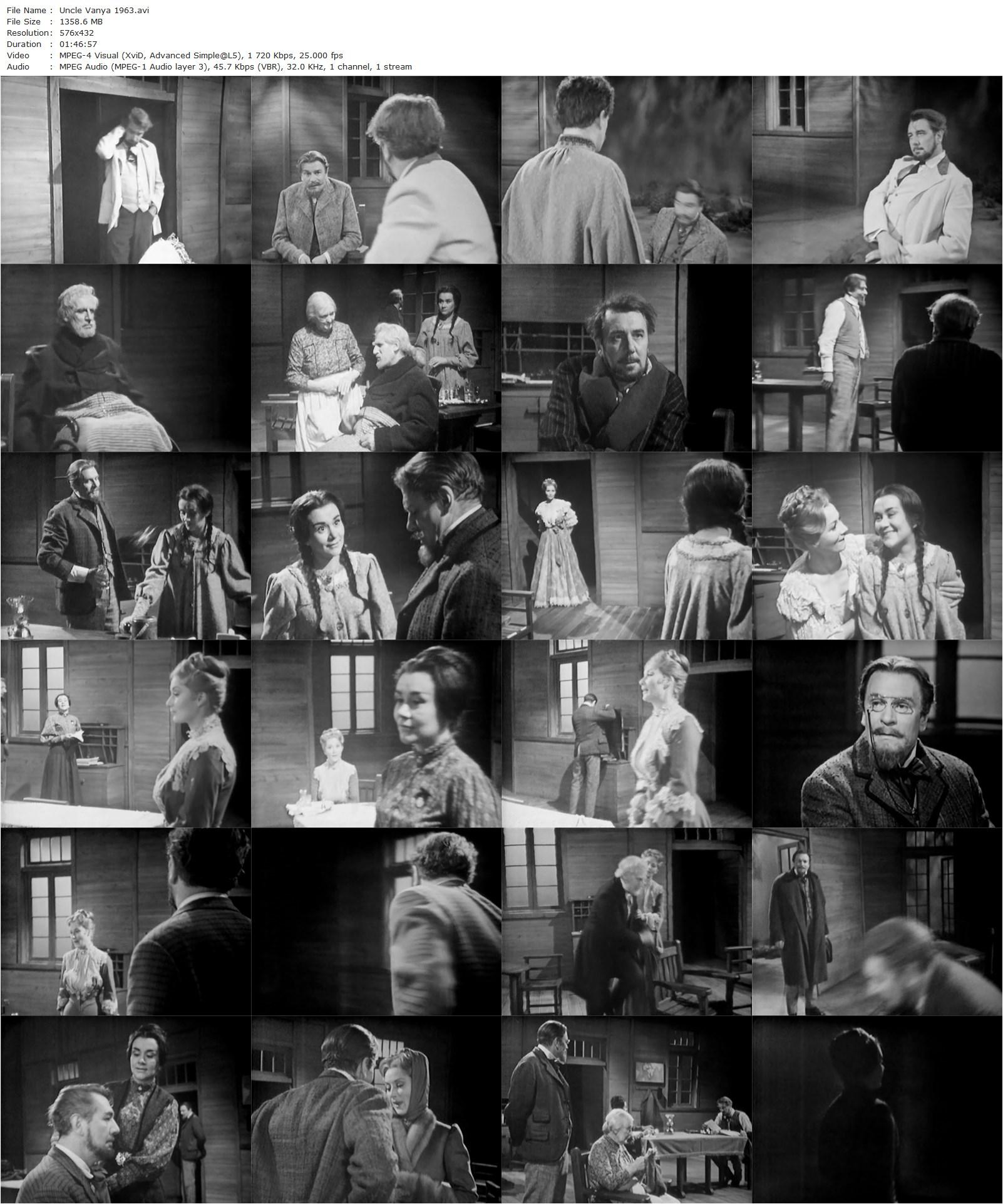 Uncle Vanya (1963) Stuart Burge-poster