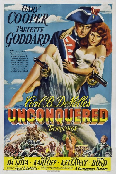 Unconquered (1947) Cecil B. DeMille, Gary Cooper, Paulette Goddard, Howard Da Silva