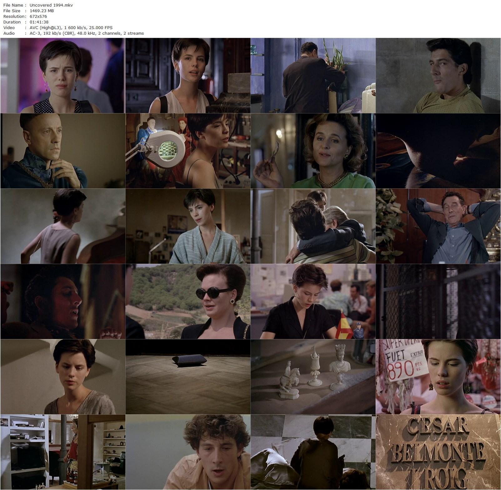 Uncovered (1994) Jim McBride, Kate Beckinsale, John Wood, Sinéad Cusack-poster