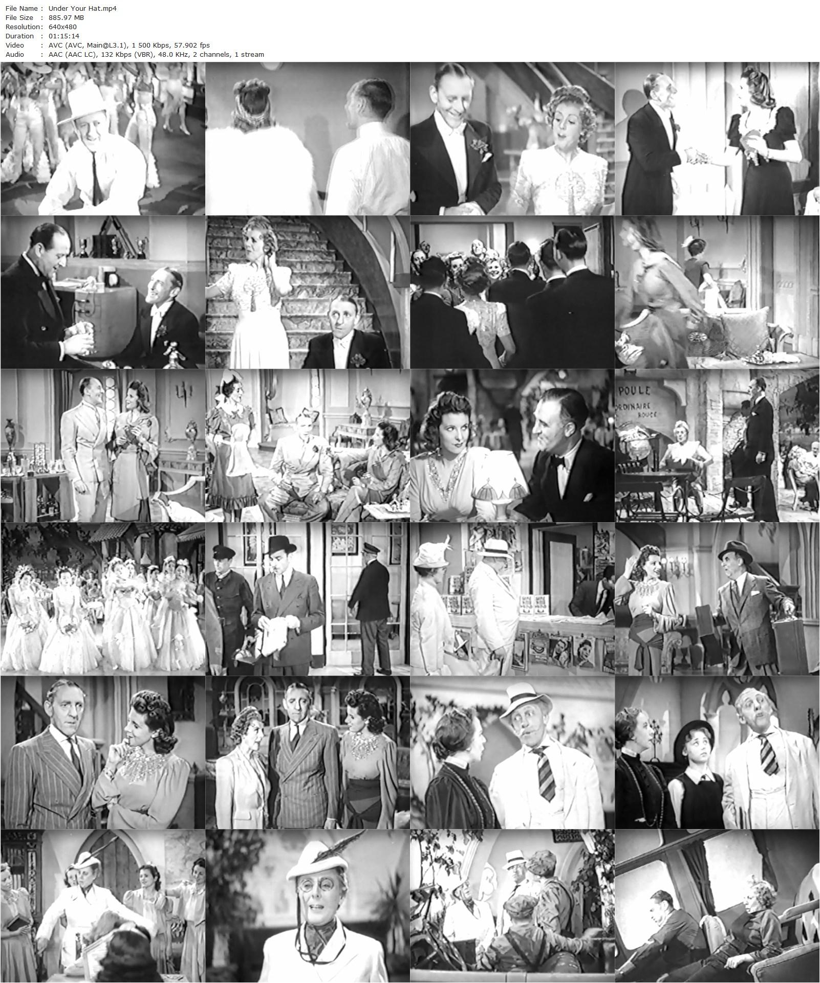 Under Your Hat (1940) Maurice Elvey, Jack Hulbert-poster