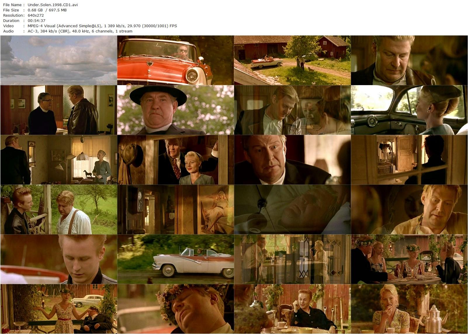 Under the Sun AKA Under solen (1998) Colin Nutley, Rolf Lassgård, Helena Bergström, Johan Widerberg-poster