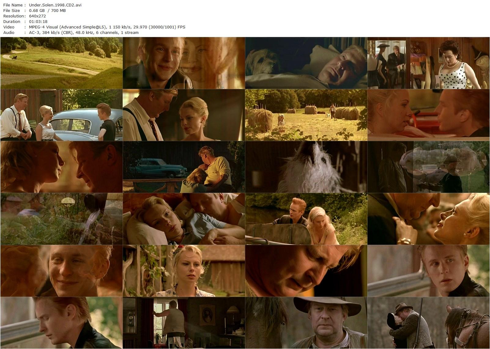 Under the Sun AKA Under solen (1998) Colin Nutley, Rolf Lassgård, Helena Bergström, Johan Widerberg-poster