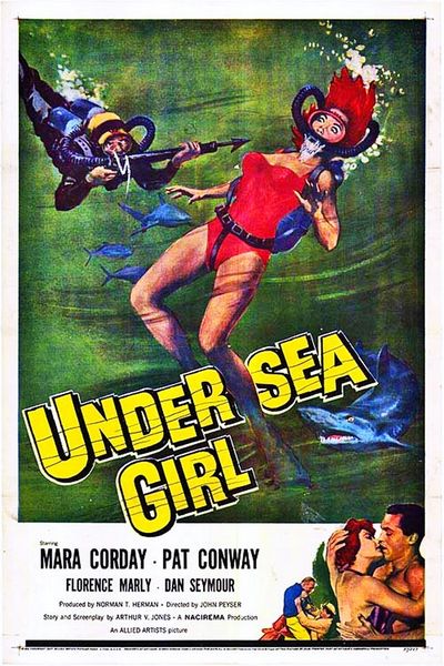 Undersea Girl (1957) John Peyser, Mara Corday, Pat Conway, Florence Marly