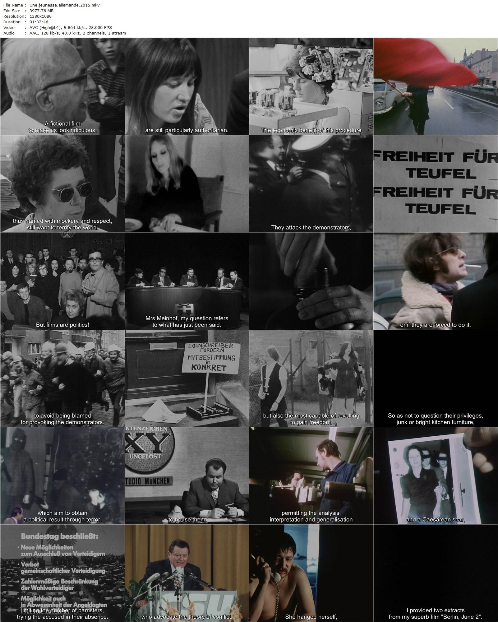 A German Youth AKA Une jeunesse allemande (2015) Jean-Gabriel Périot, Harun Farocki, Philip Werner Sauber, Holger Meins-poster