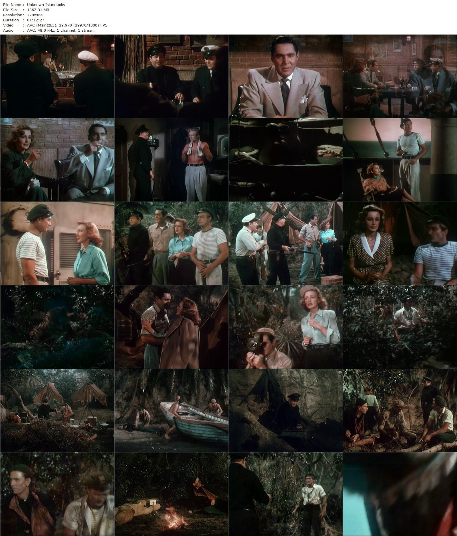 Unknown Island (1948) Jack Bernhard, Virginia Grey, Phillip Reed, Richard Denning-poster