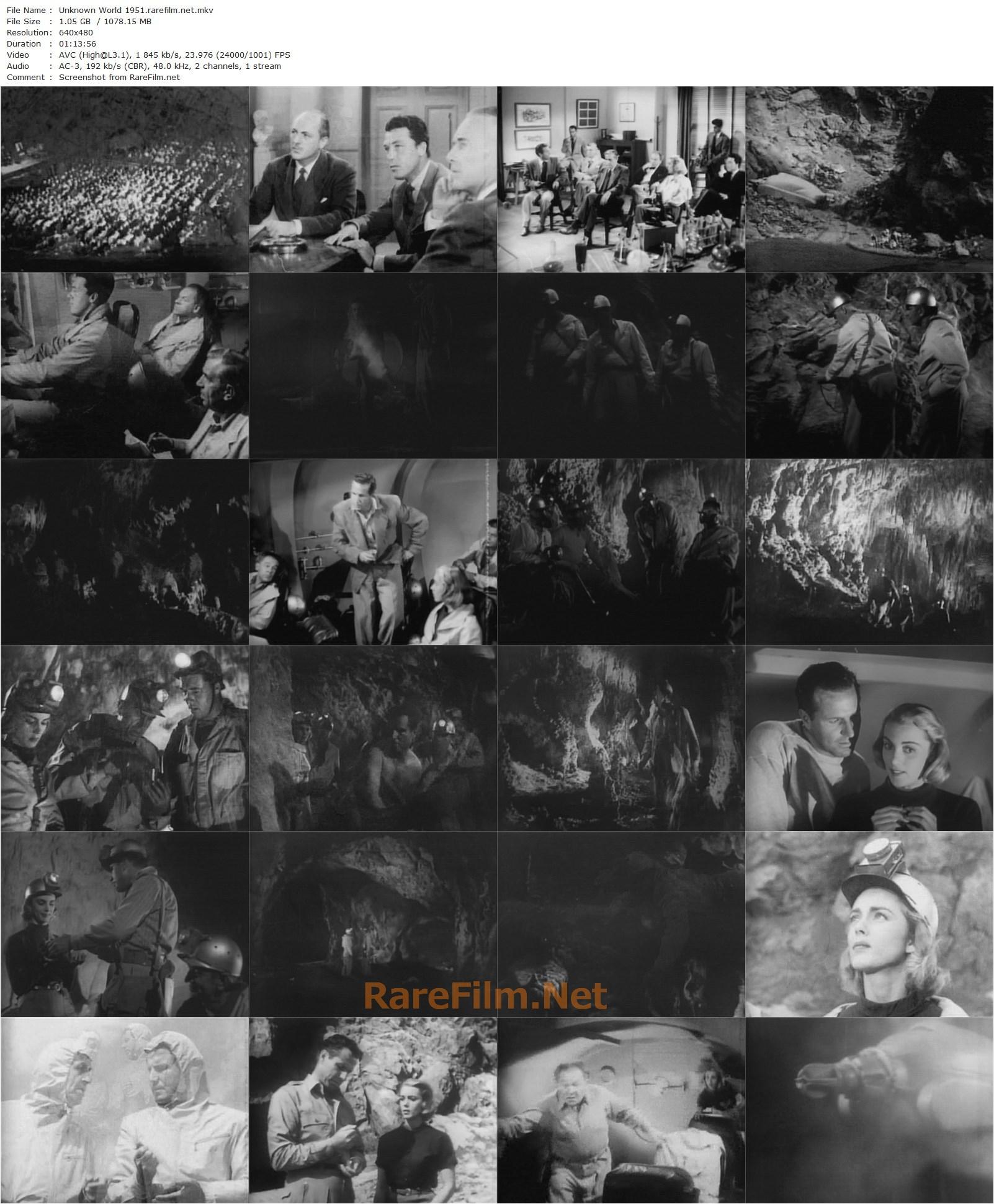 Unknown World (1951) Terry O. Morse, Bruce Kellogg, Otto Waldis, Jim Bannon-poster