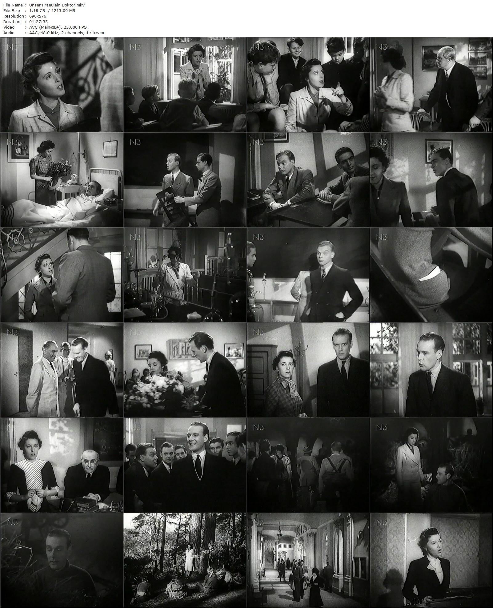 Our Miss Doctor / Unser Fräulein Doktor (1940) Erich Engel, Jenny Jugo, Albert Matterstock, Heinz Salfner-poster