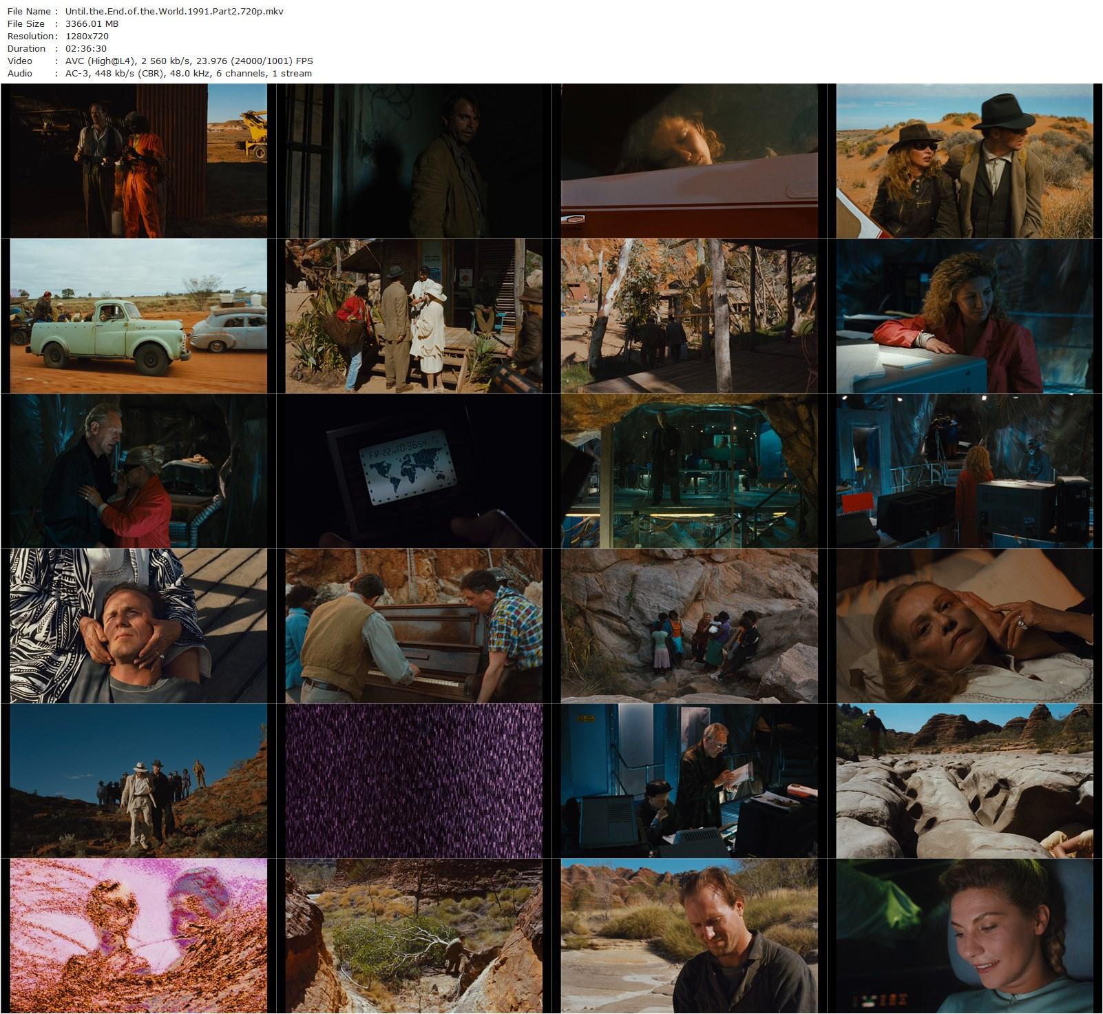 Until the End of the World AKA Bis ans Ende der Welt (1991) Wim Wenders, William Hurt, Solveig Dommartin, Pietro Falcone-poster