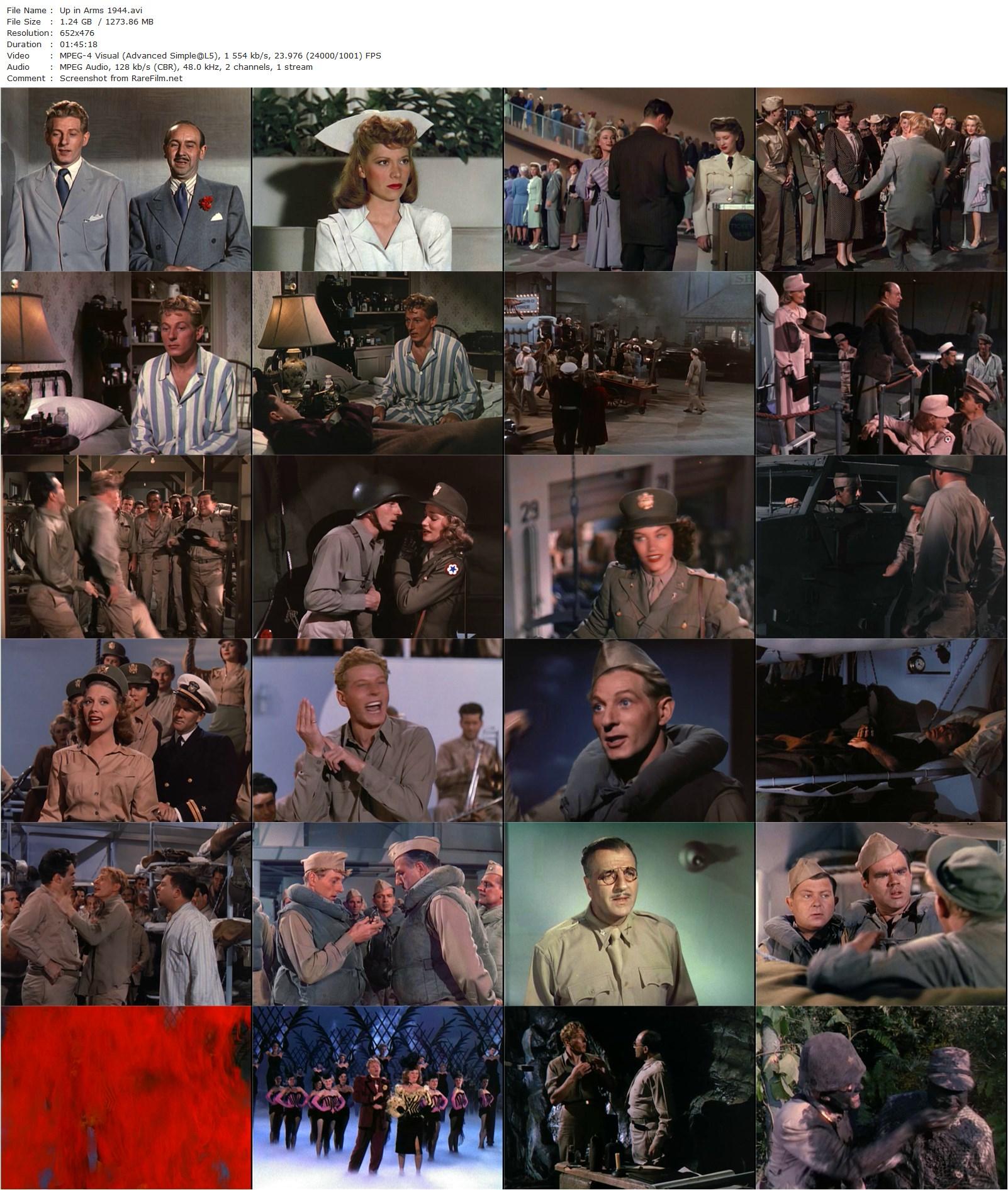 Up in Arms (1944) Elliott Nugent, Danny Kaye, Dana Andrews, Dinah Shore-poster