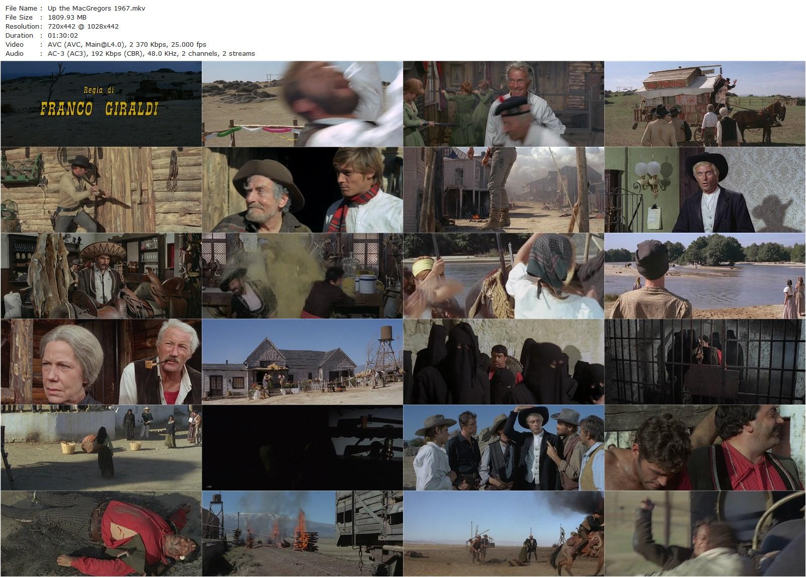 Up the MacGregors (1967) Franco Giraldi, David Bailey, Agata Flori, Leo Anchóriz-poster