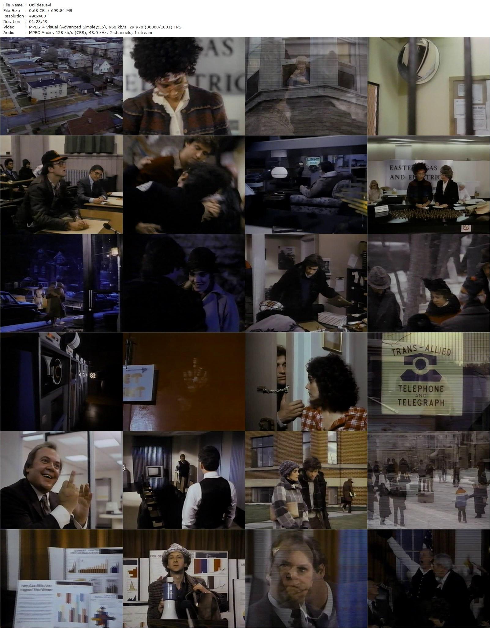 Utilities (1983) Harvey Hart, Robert Hays, Brooke Adams, John Marley-poster