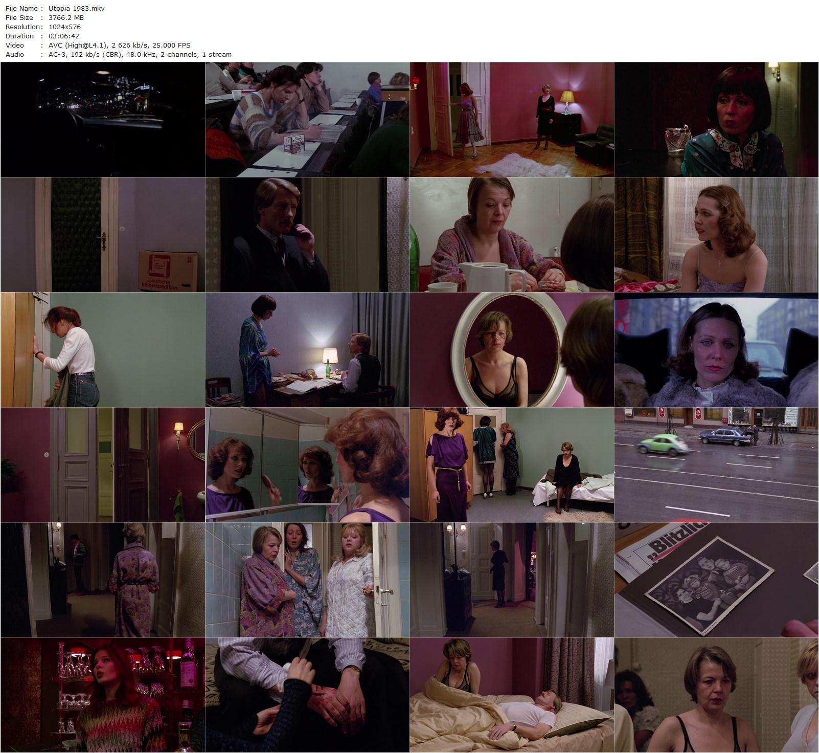 Utopia (1983) Sohrab Shahid Saless, Manfred Zapatka, Imke Barnstedt, Gundula Petrovska-poster