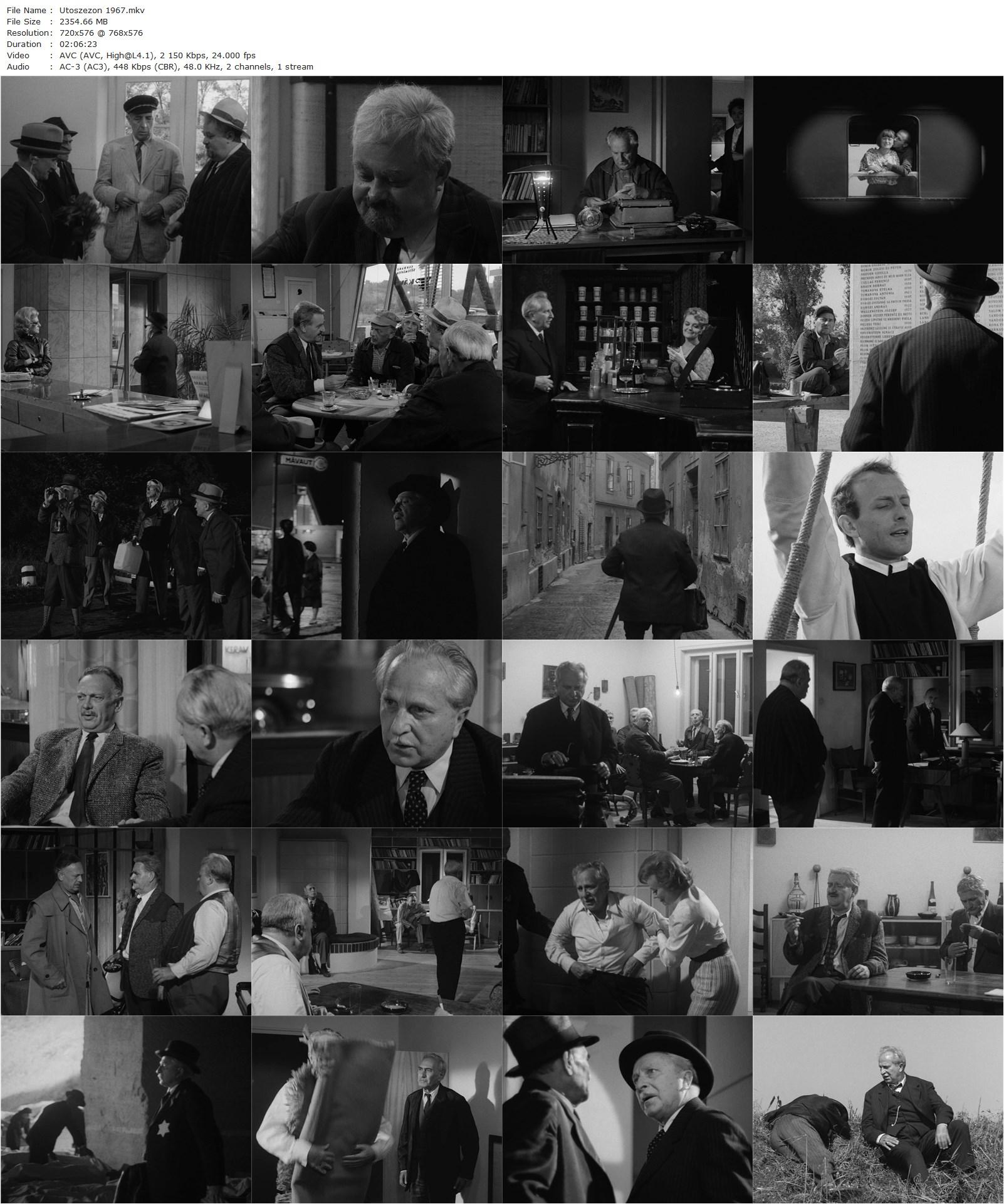 Late Season (1967) Zoltán Fábri, Antal Páger, Noémi Apor, Lajos Básti-poster