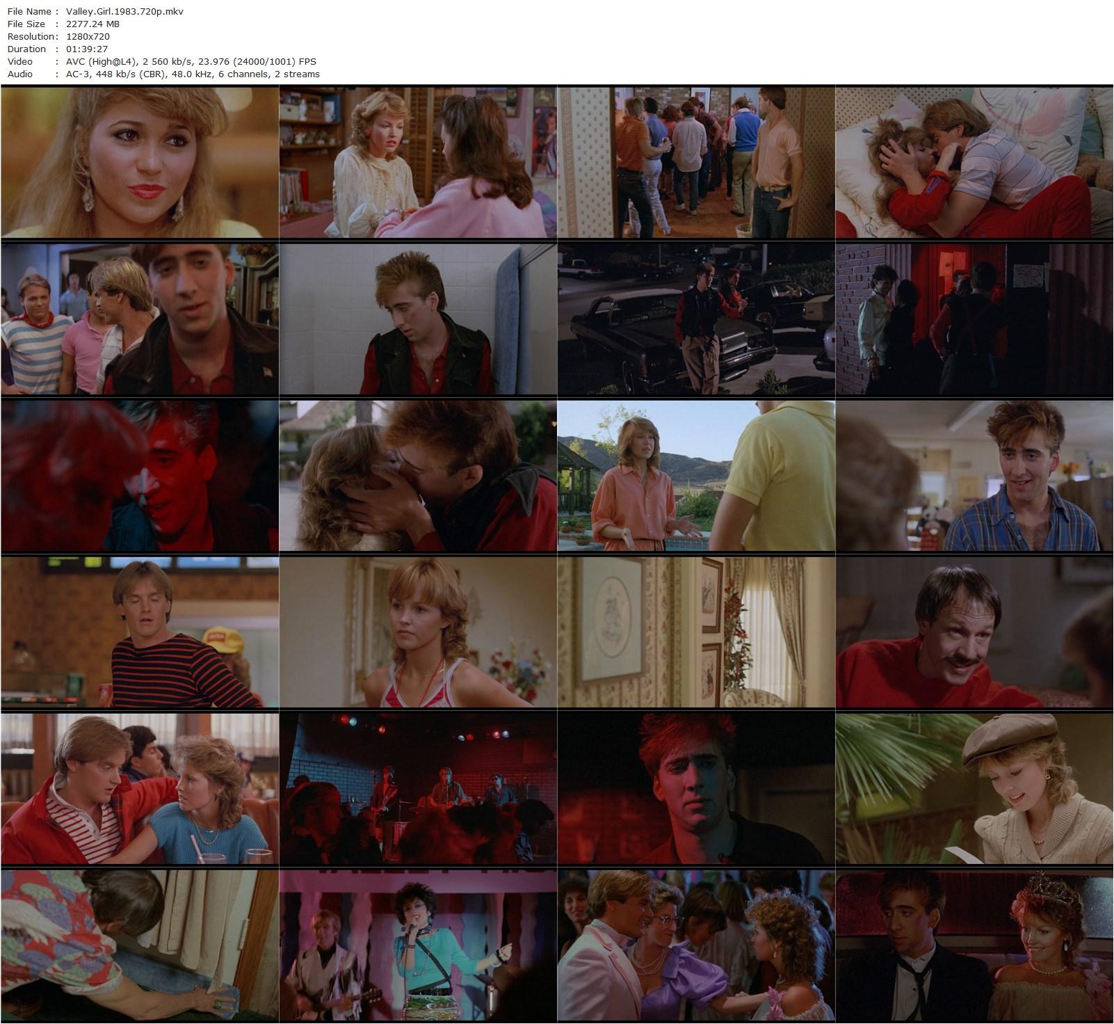 Valley Girl (1983) Martha Coolidge, Nicolas Cage, Deborah Foreman, Elizabeth Daily-poster