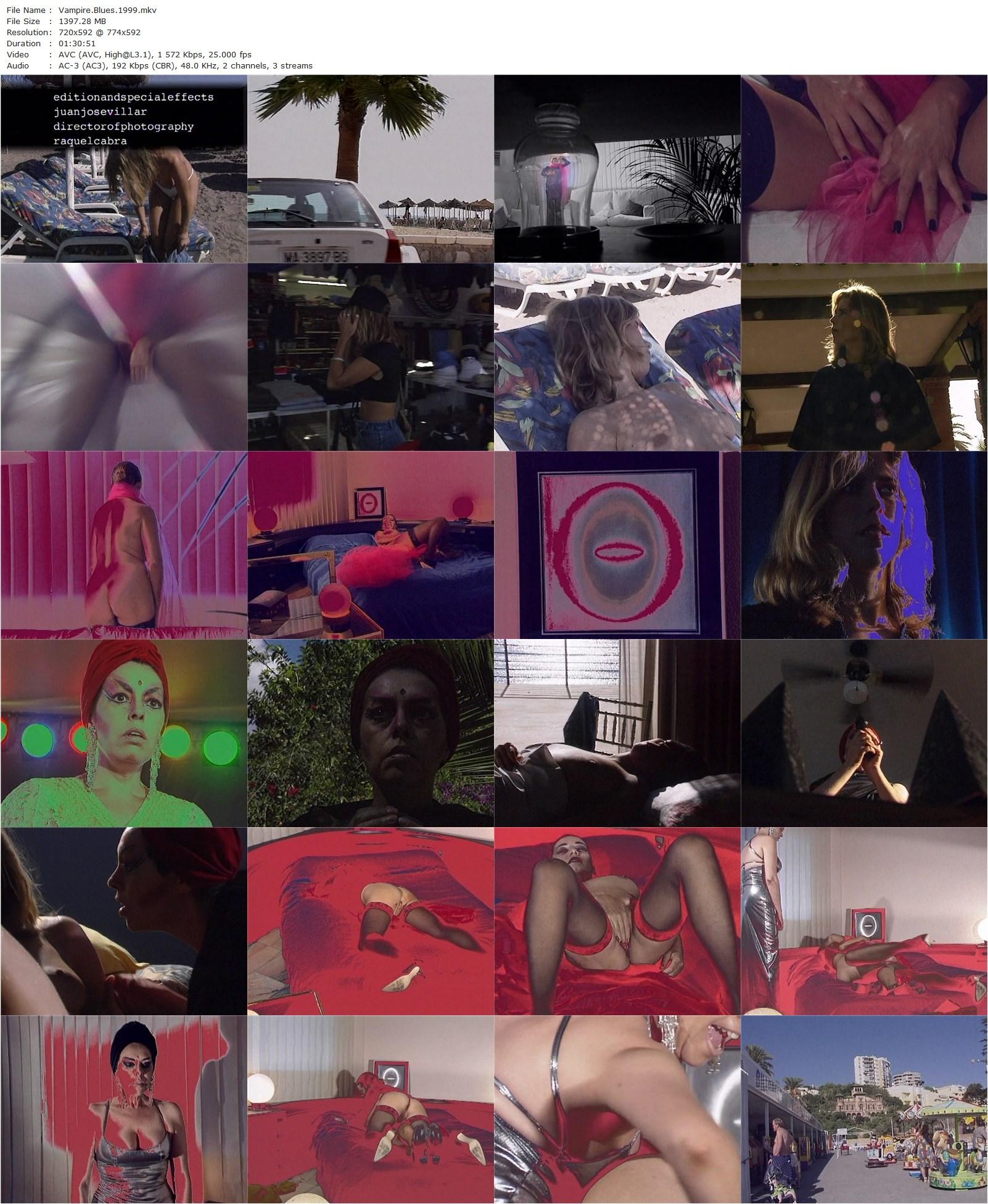 Vampire Blues (1999) Jesús Franco, Rachel Sheppard, Analía Ivars, Lina Romay-poster