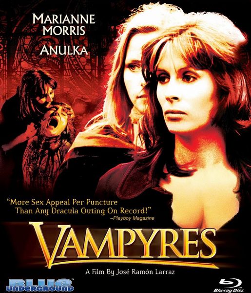 Vampyres (1974) José Ramón Larraz, Marianne Morris, Anulka Dziubinska, Murray Brown
