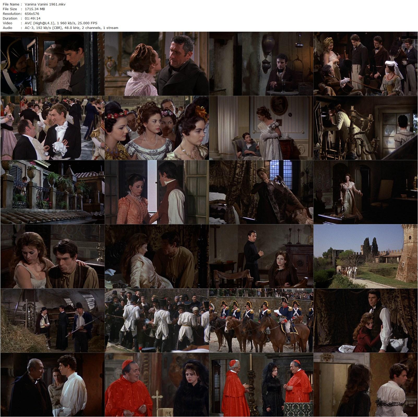 The Betrayer AKA Vanina Vanini (1961) Roberto Rossellini, Sandra Milo, Laurent Terzieff, Martine Carol-poster