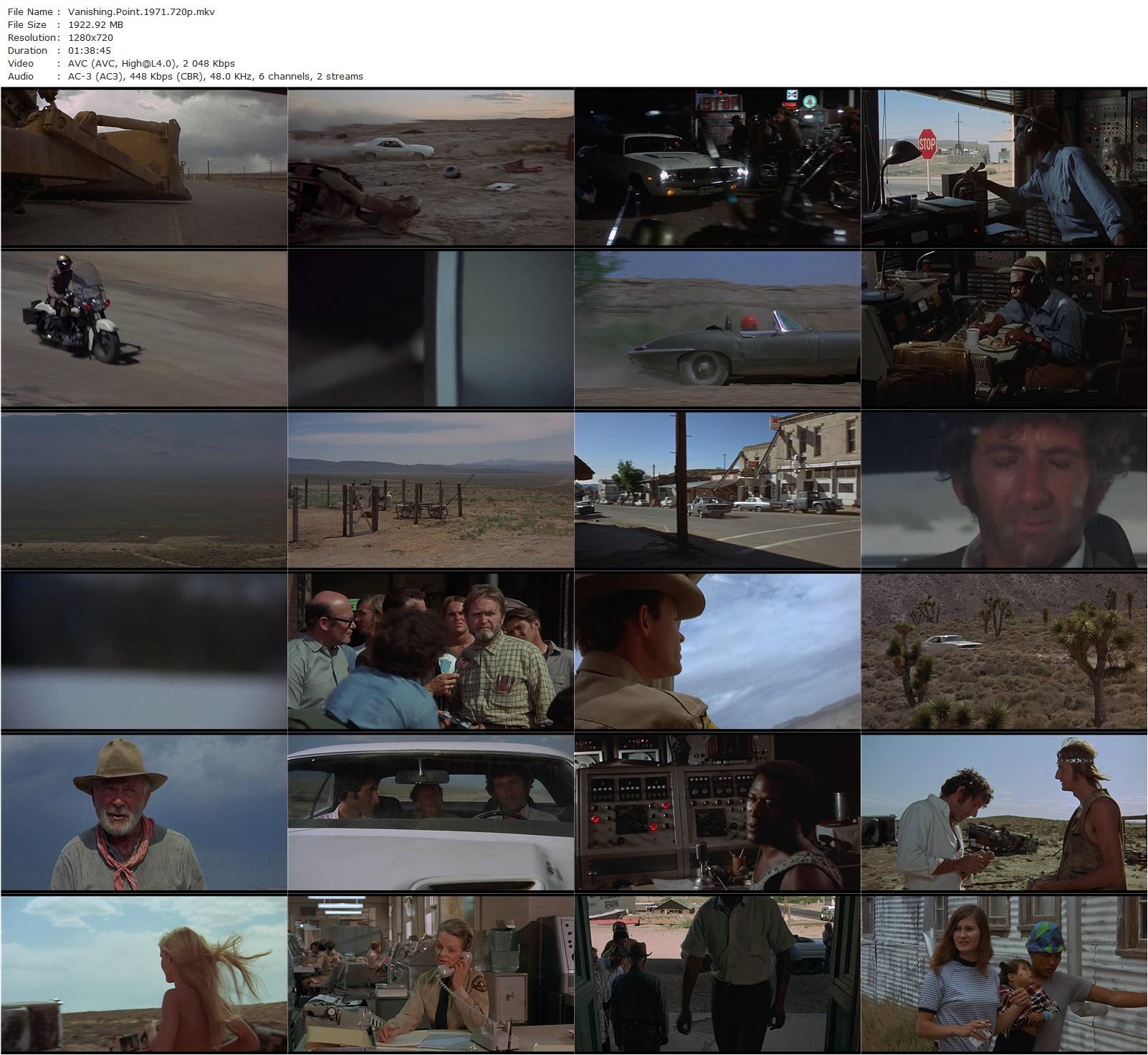 Vanishing Point (1971) Richard C. Sarafian, Barry Newman, Cleavon Little, Charlotte Rampling-poster