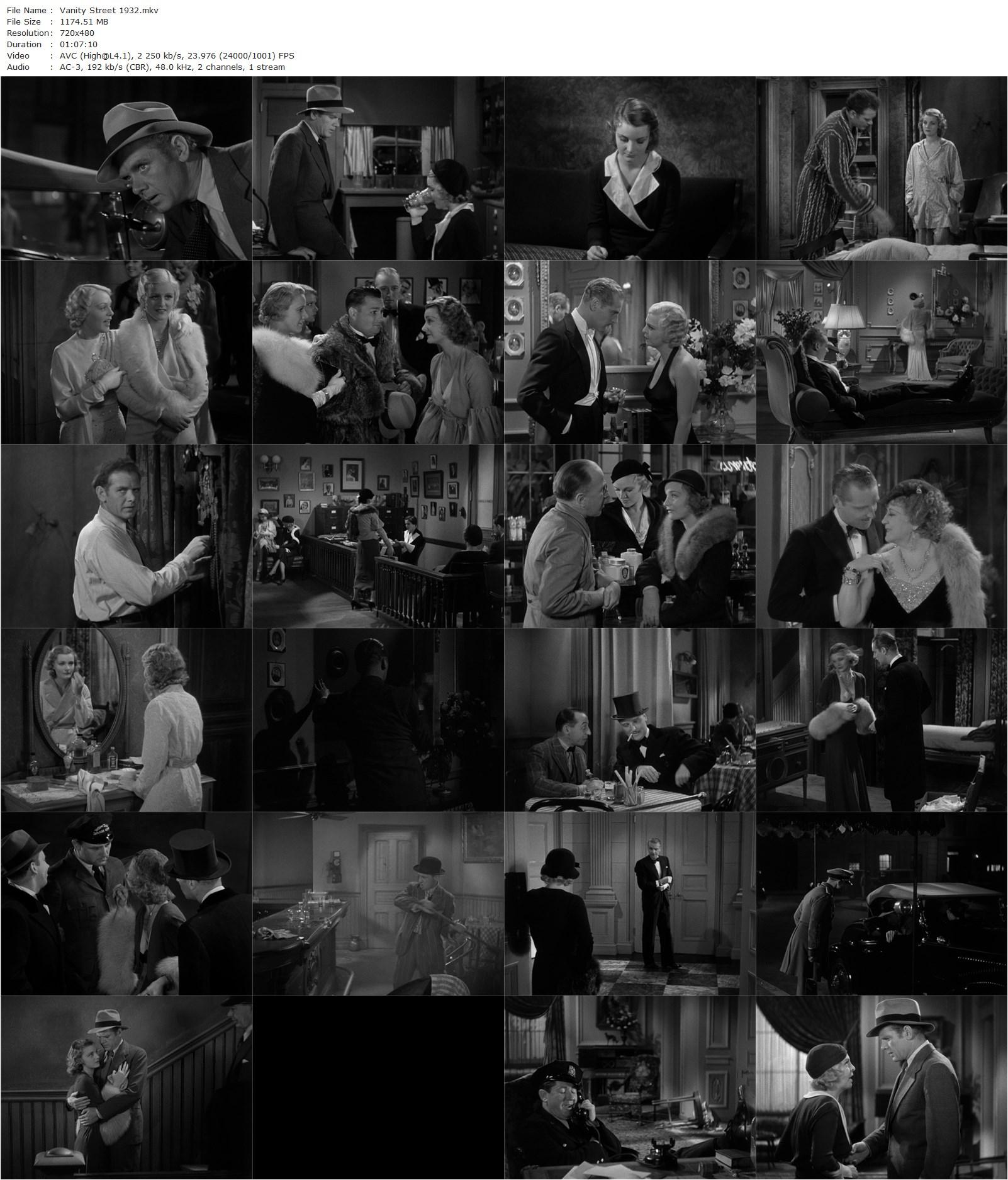 Vanity Street (1932) Nick Grinde, Charles Bickford, Helen Chandler, Mayo Methot-poster