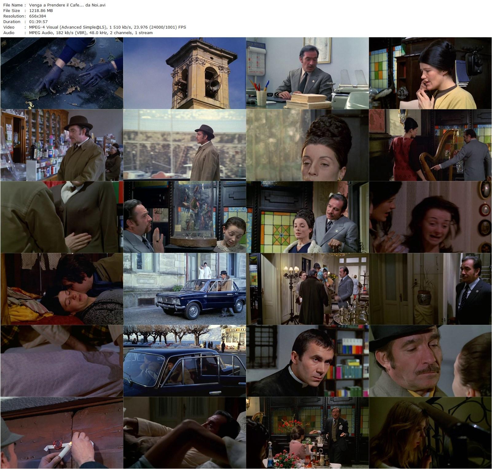 The Man Who Came for Coffee (1970) Alberto Lattuada-poster