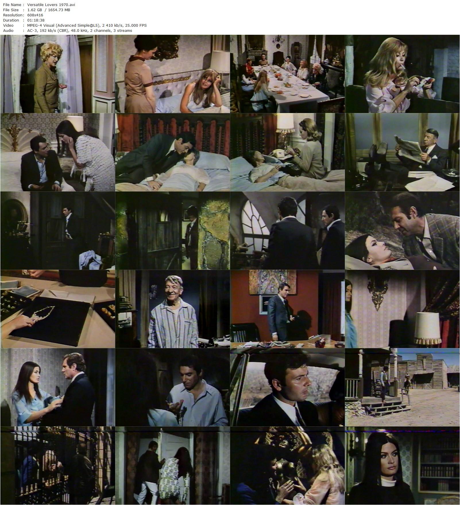 Versatile Lovers AKA Les belles au bois dormantes (1970) Pierre Chenal, Marisa Mell, Robert Hossein, Ettore Manni-poster