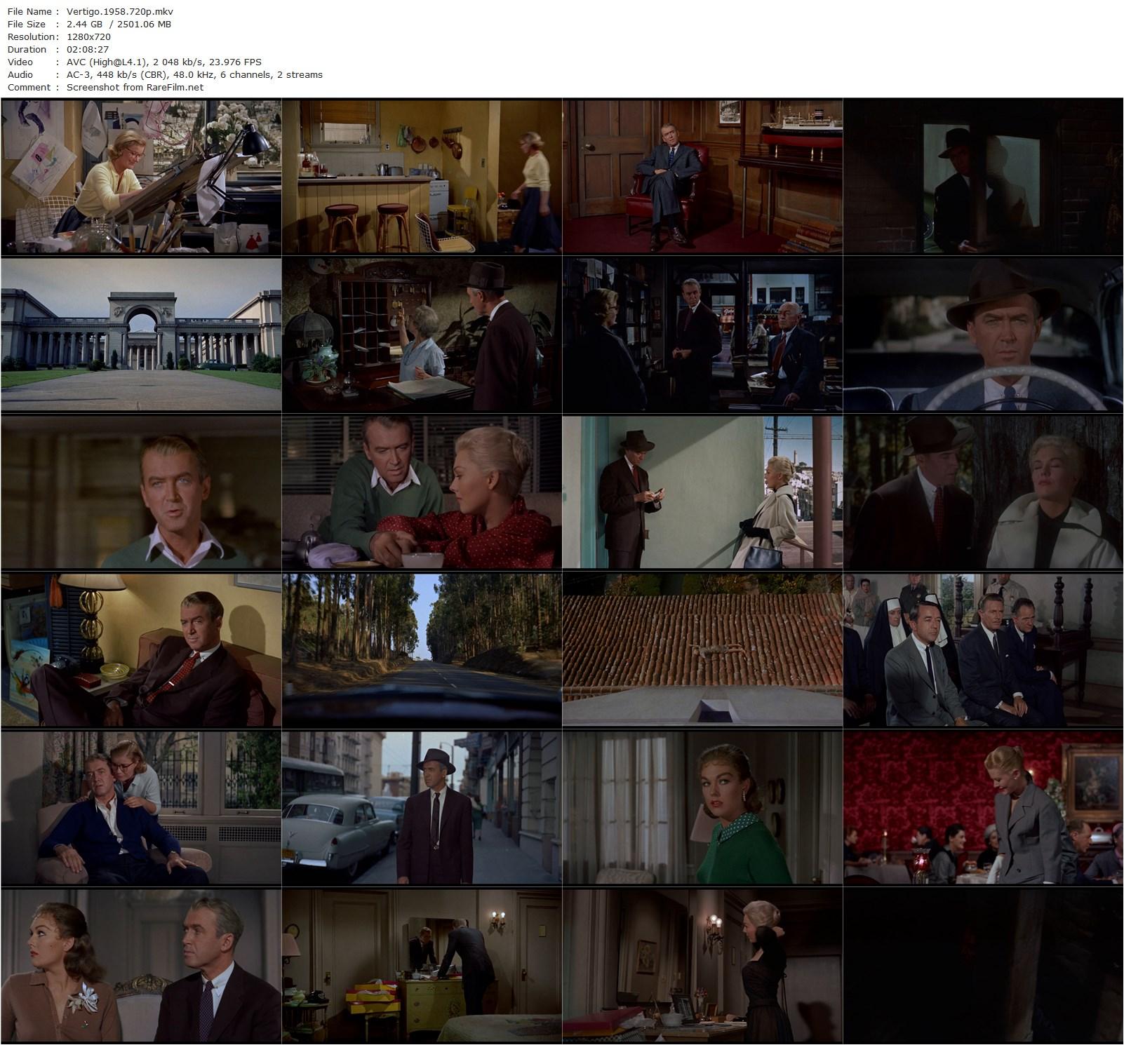 Vertigo (1958) Alfred Hitchcock, James Stewart-poster