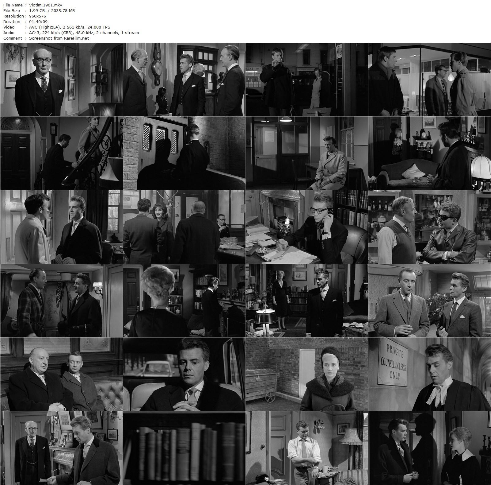 Victim (1961) Basil Dearden-poster