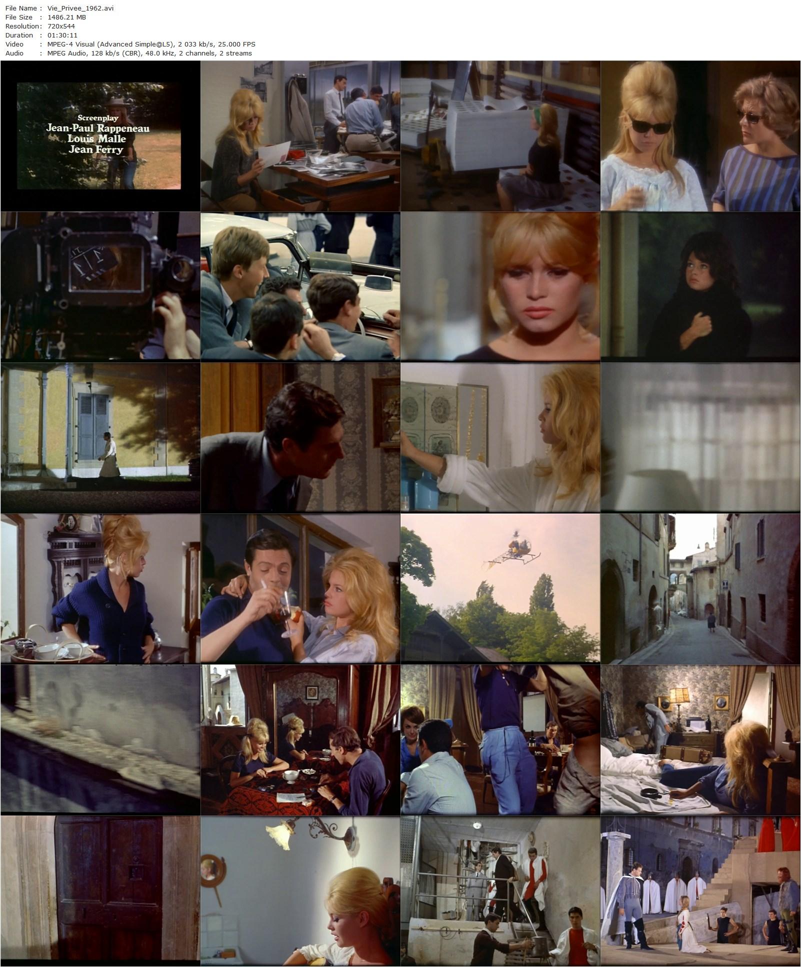 A Very Private Affair AKA Vie privée (1962) Louis Malle, Brigitte Bardot, Marcello Mastroianni, Nicolas Bataille-poster