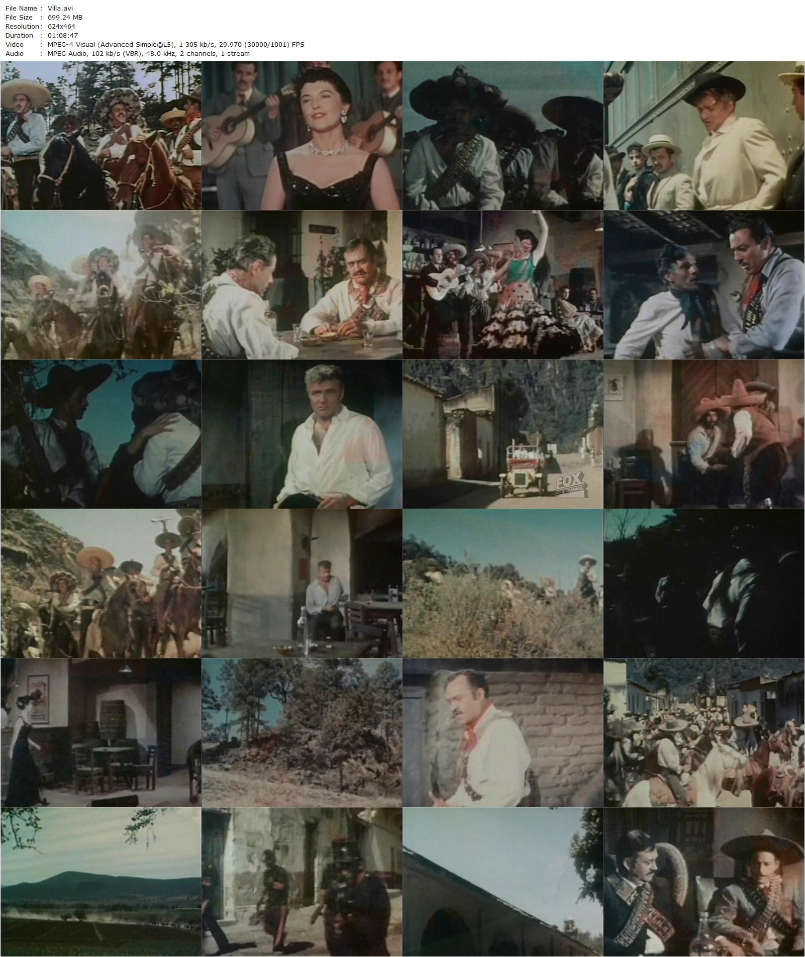 Villa!! (1958) James B. Clark, Brian Keith, Cesar Romero, Margia Dean-poster