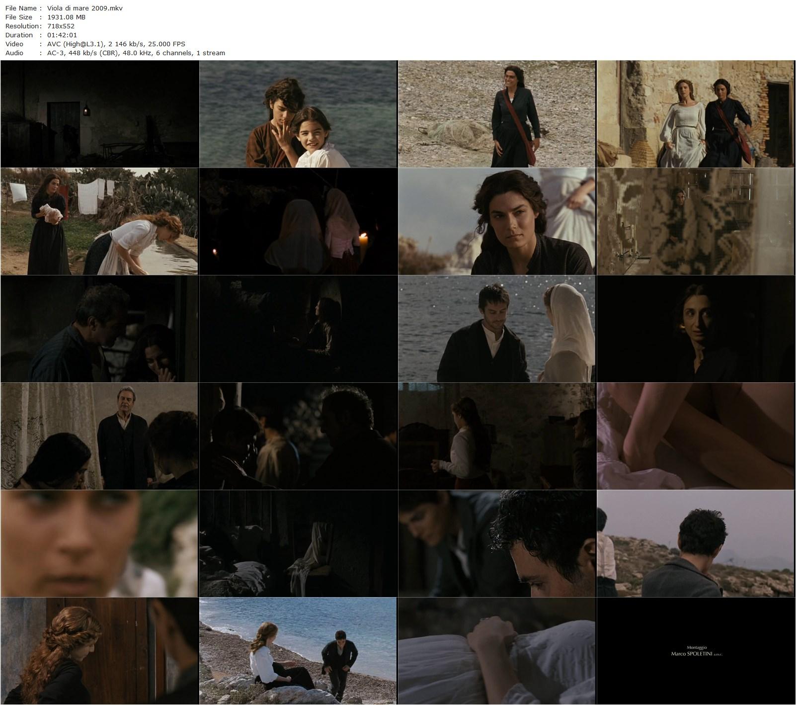 The Sea Purple AKA Viola di mare (2009) Donatella Maiorca, Valeria Solarino, Isabella Ragonese, Ennio Fantastichini, Giselda Volodi-poster