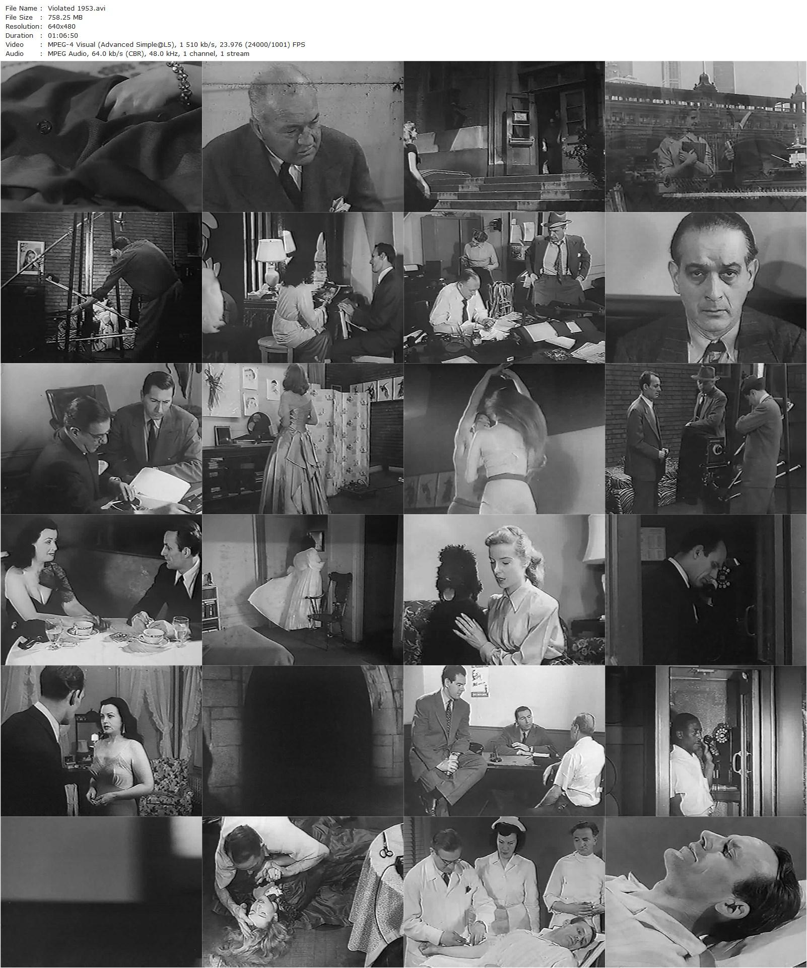 Violated (1953) Walter Strate-poster