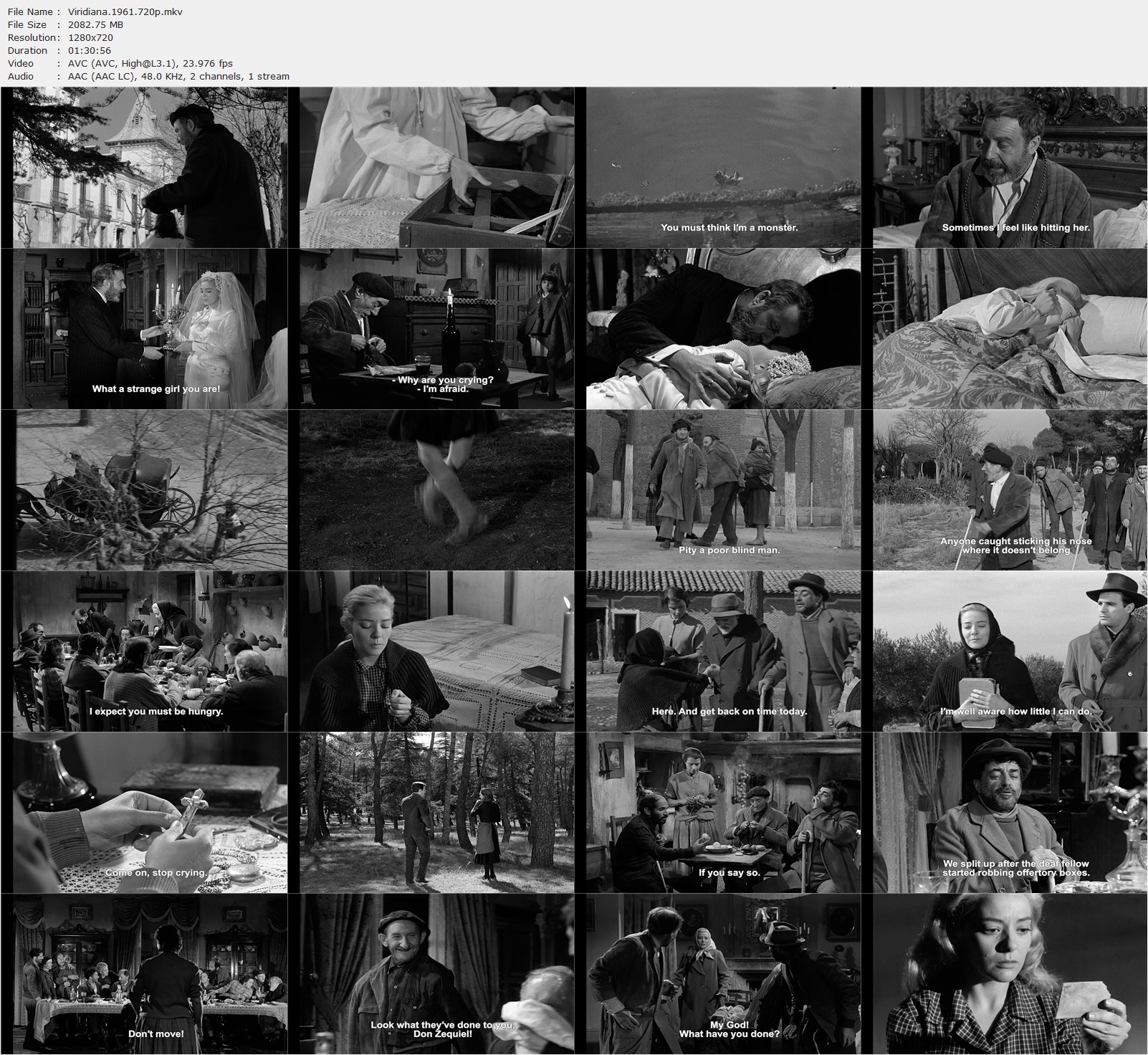 Viridiana (1961) Luis Buñuel, Silvia Pinal, Francisco Rabal, Fernando Rey, Comedy, Drama-poster