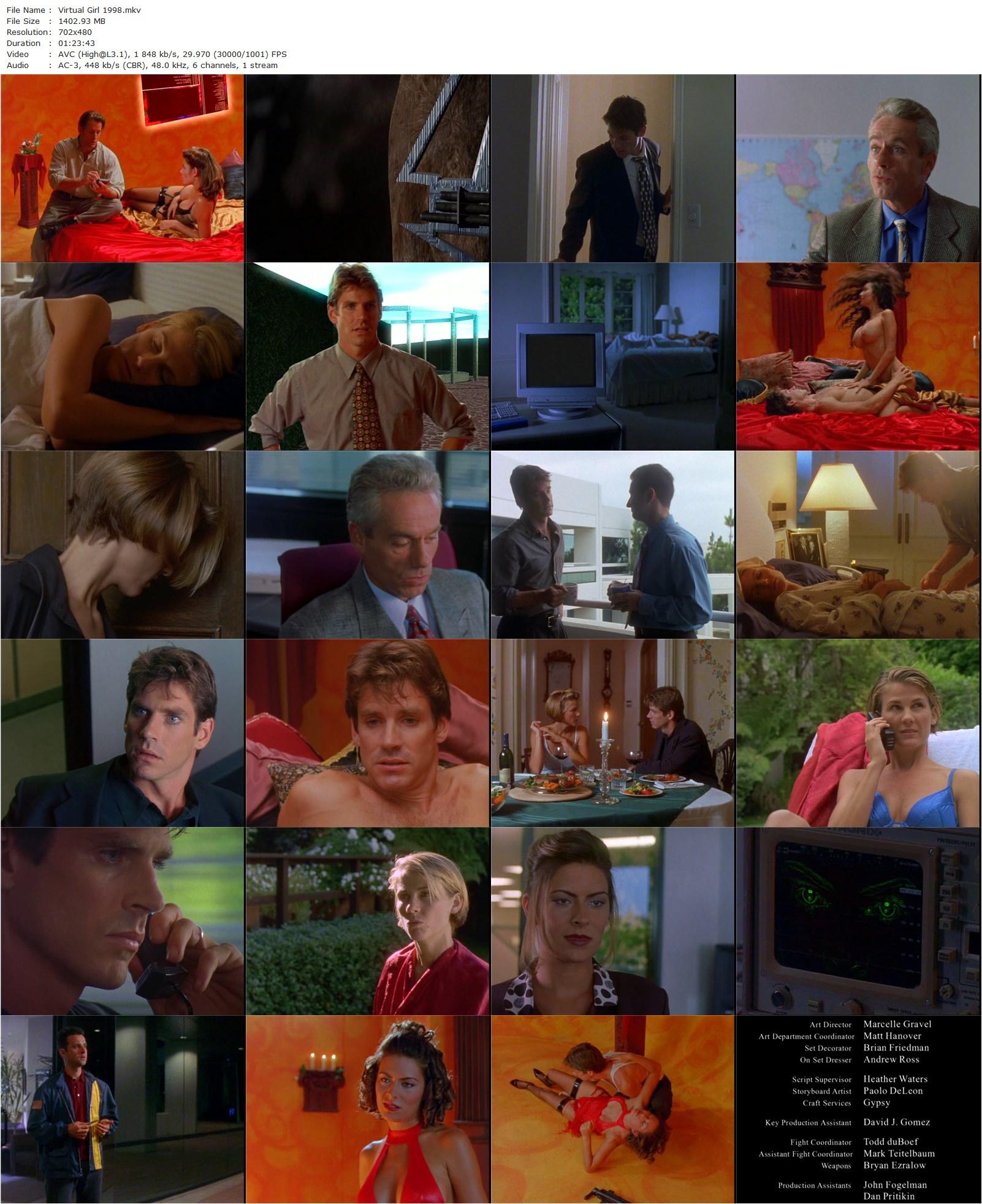 Virtual Girl (1998) Richard Gabai, Charlie Curtis, Max Dixon, Miche Straube-poster