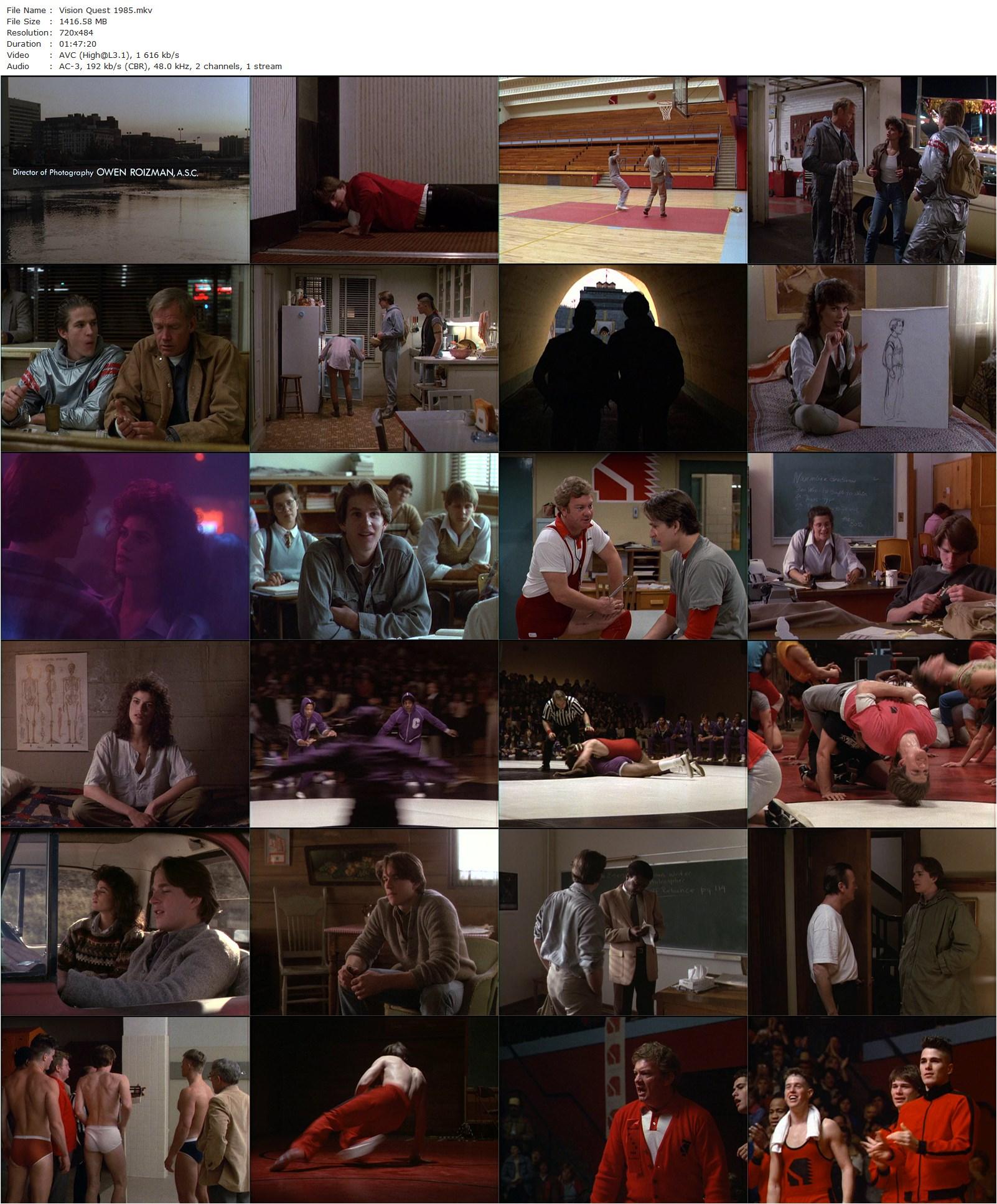 Vision Quest (1985) Harold Becker, Matthew Modine, Linda Fiorentino, Michael Schoeffling-poster