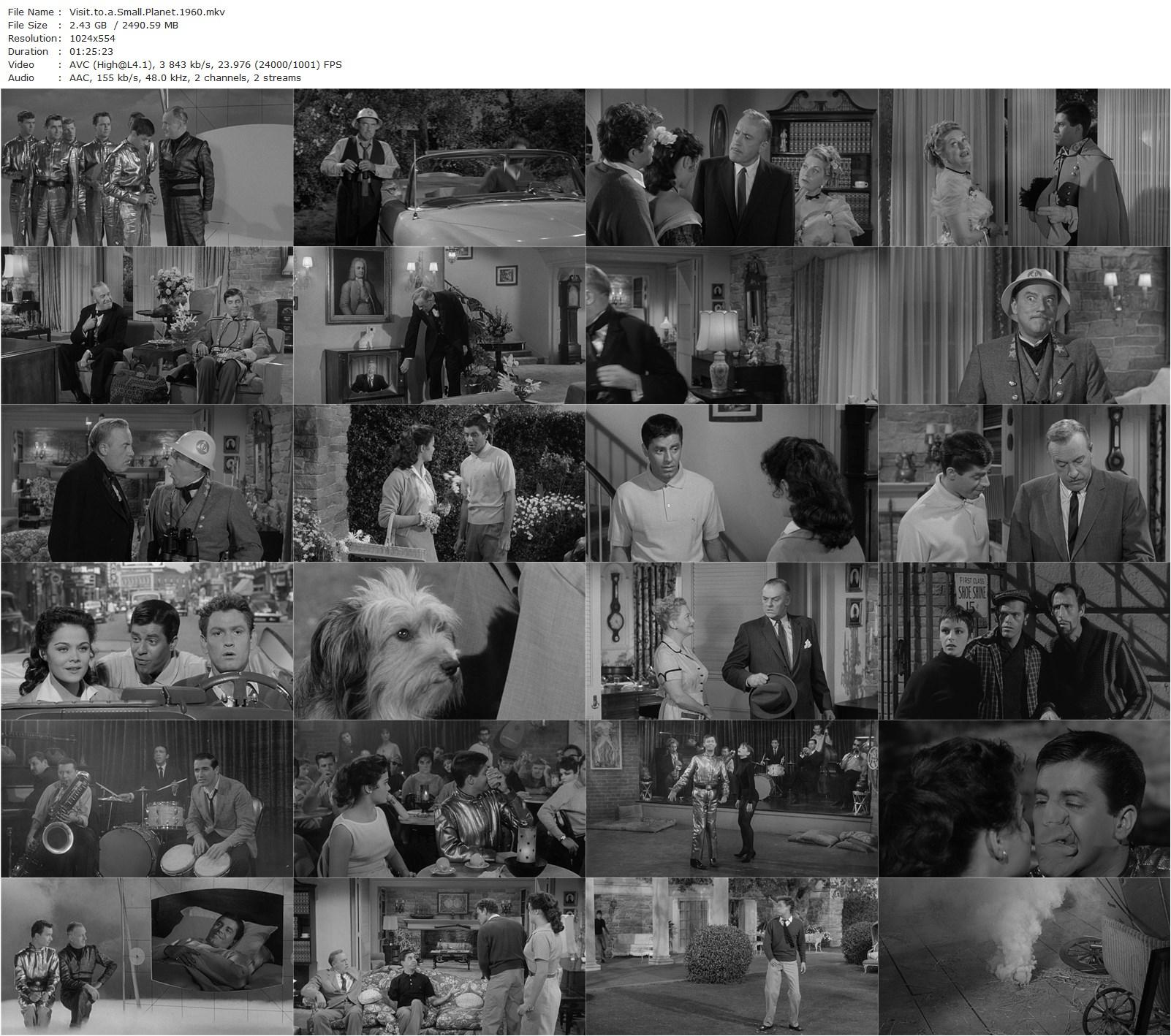 Visit to a Small Planet (1960) Norman Taurog, Jerry Lewis, Joan Blackman, Earl Holliman-poster