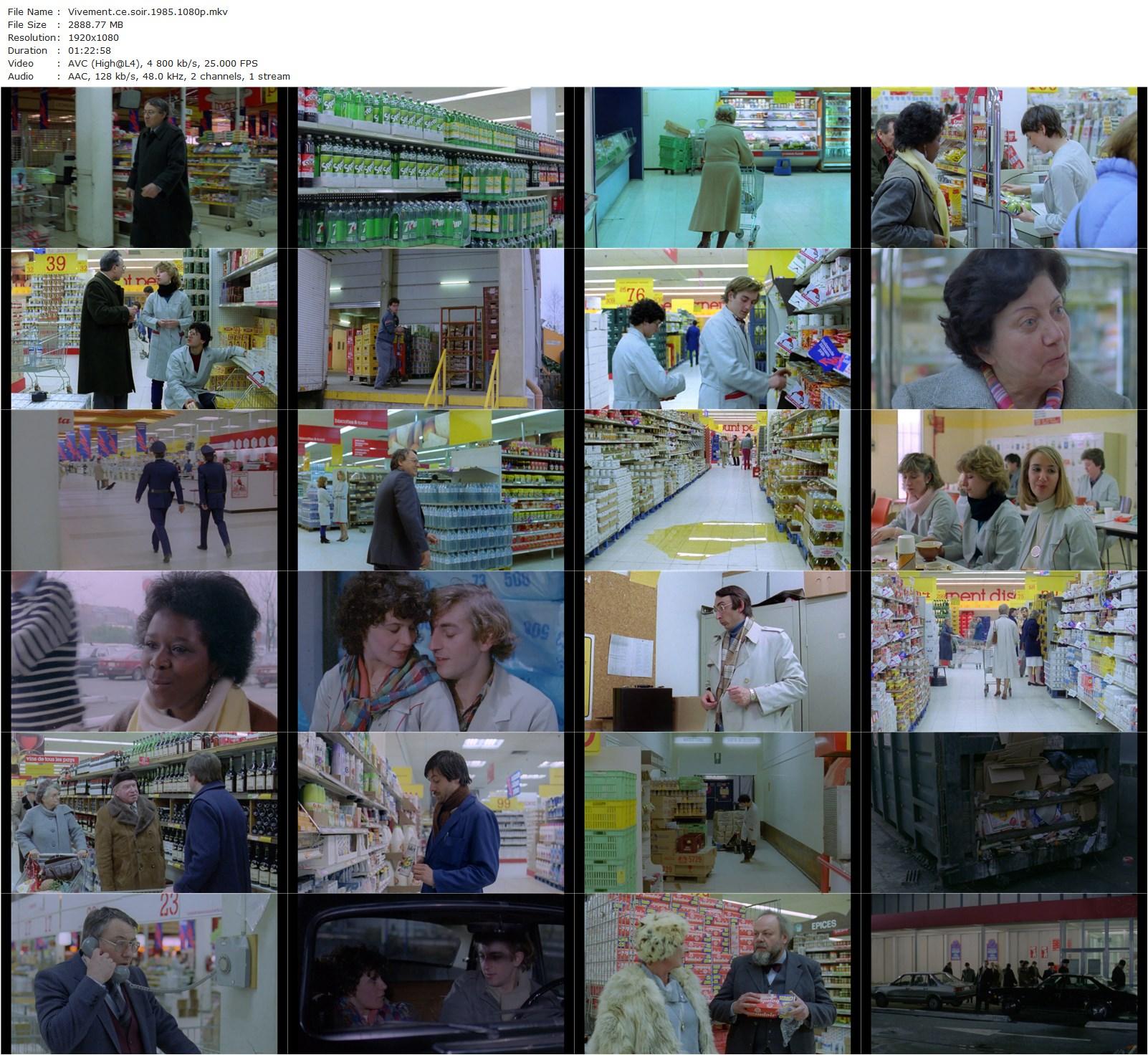 Vivement ce soir (1985) Patrick Van Antwerpen-poster