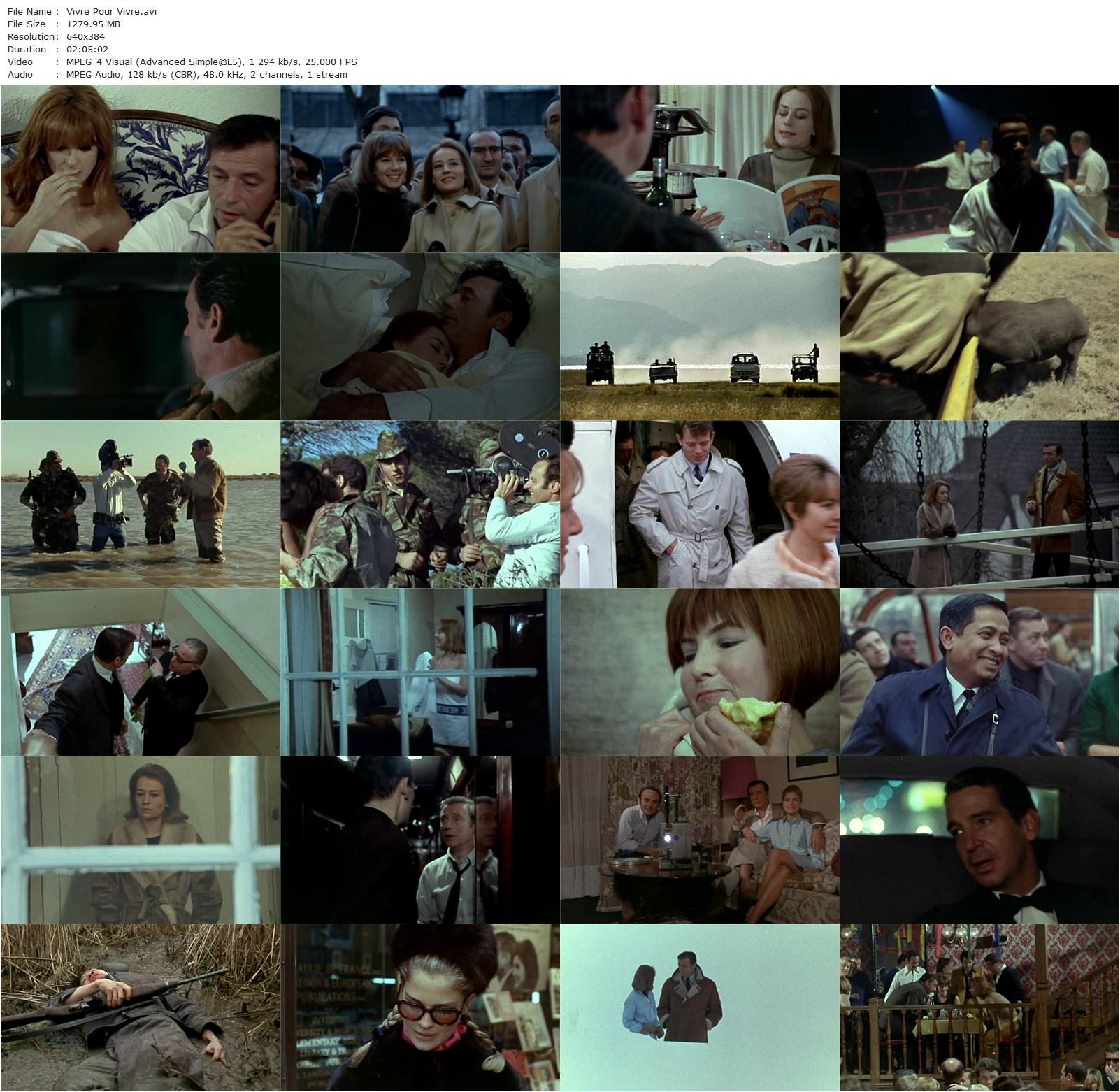 Live for Life AKA Vivre pour vivre (1967) Claude Lelouch, Yves Montand, Candice Bergen, Annie Girardot-poster