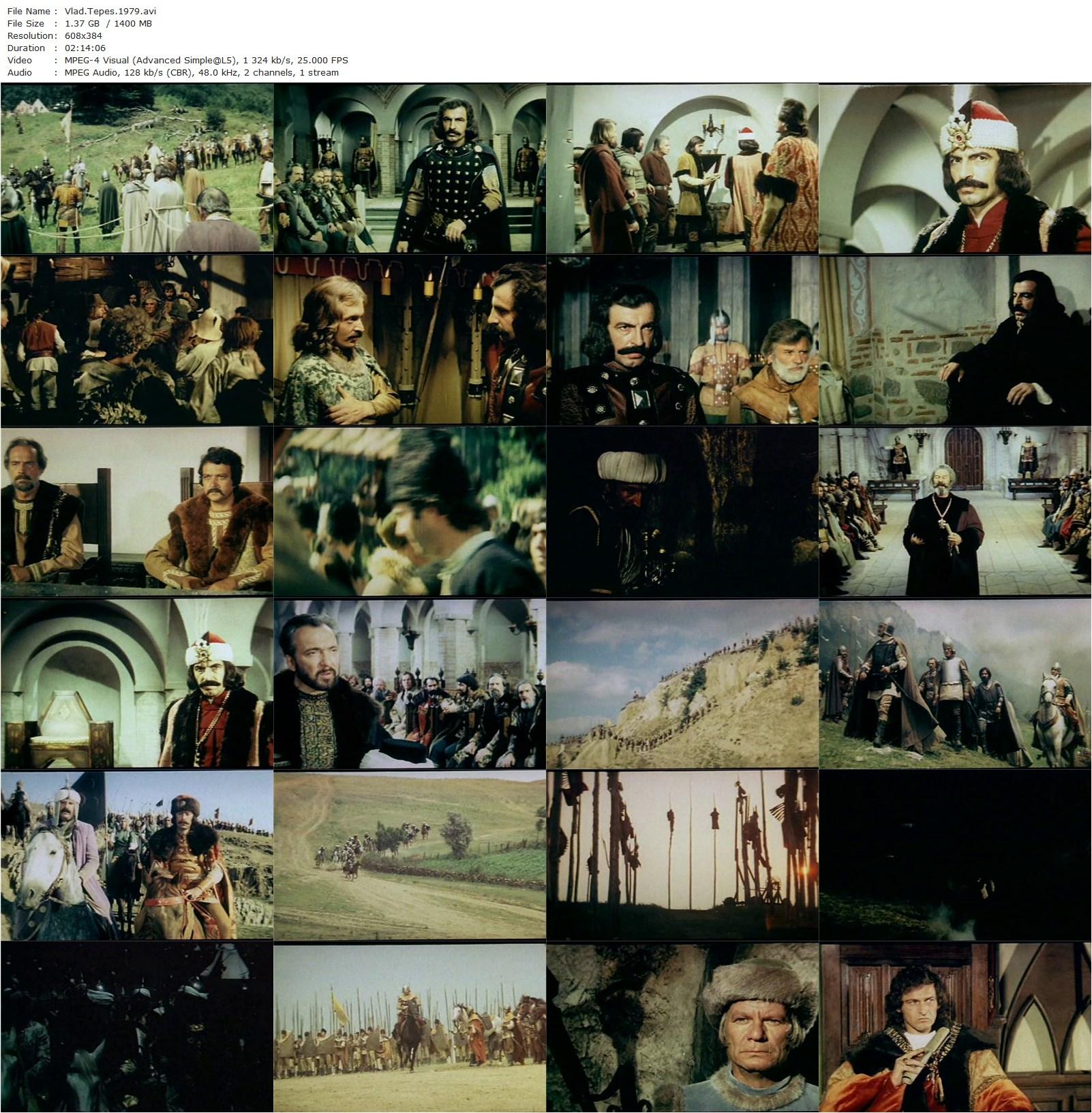 Vlad the Impaler: The True Life of Dracula AKA Vlad Tepes (1979) Doru Nastase, Stefan Sileanu, Ernest Maftei, Emanoil Petrut-poster